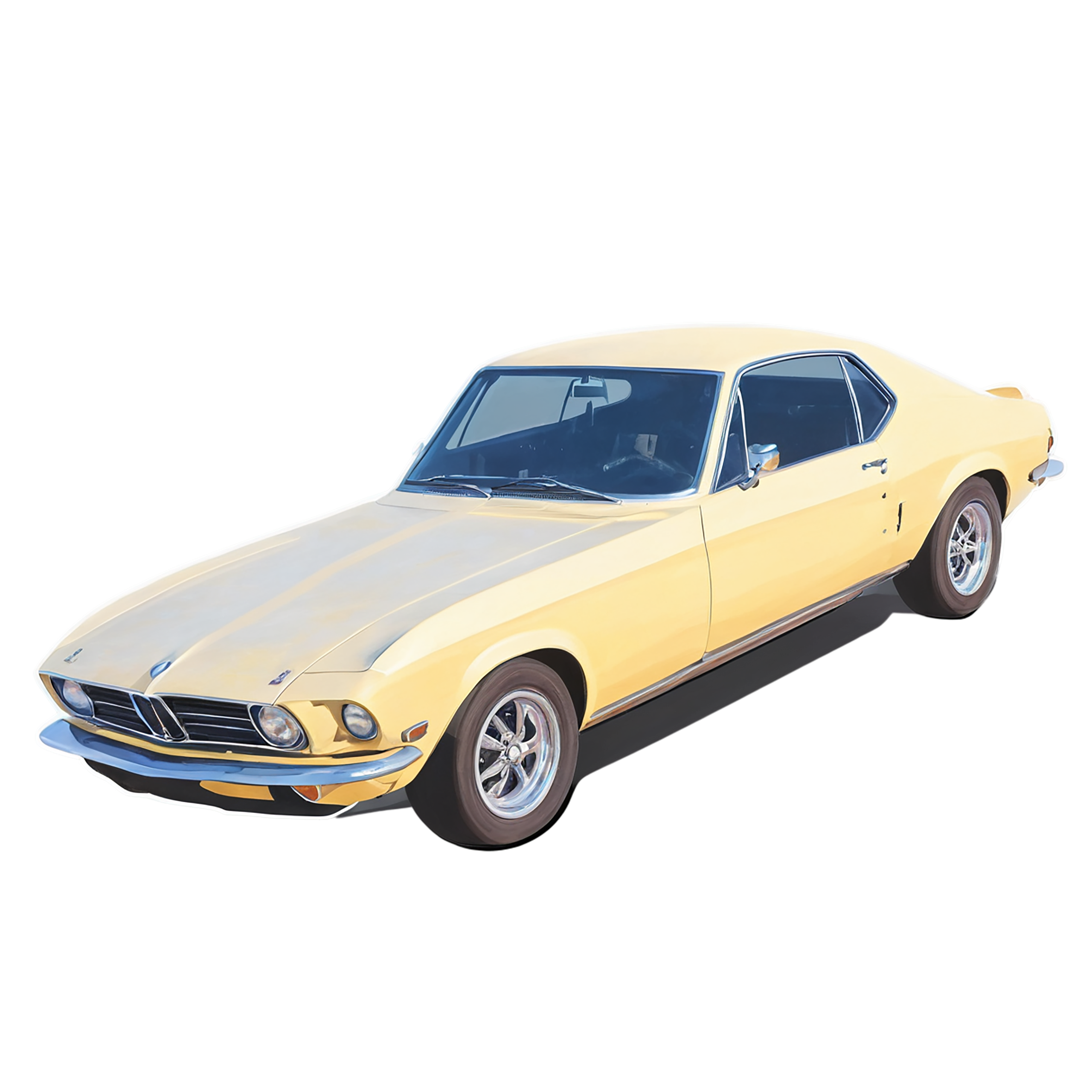 Car watercolor sticker isolated on transparent background #14020