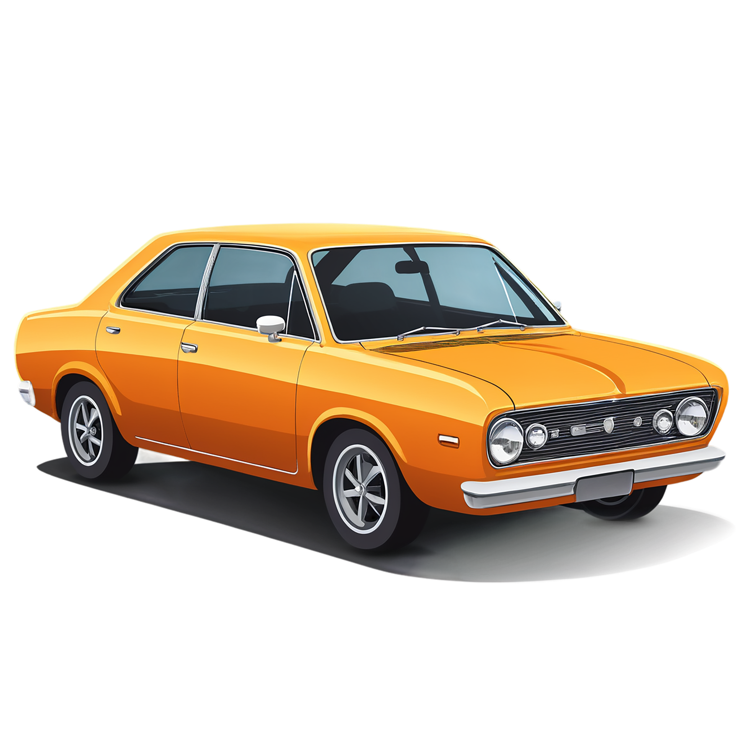 Car Cute sticker isolated on transparent background #14227