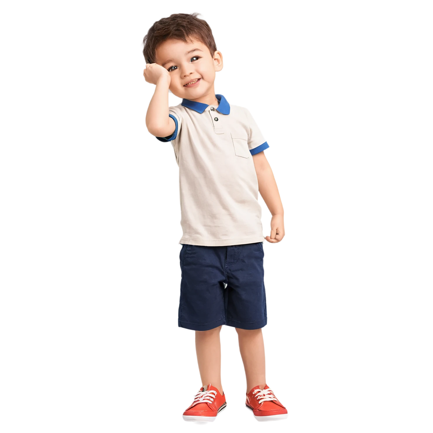 Boy cute sticker isolated on transparent background #13030