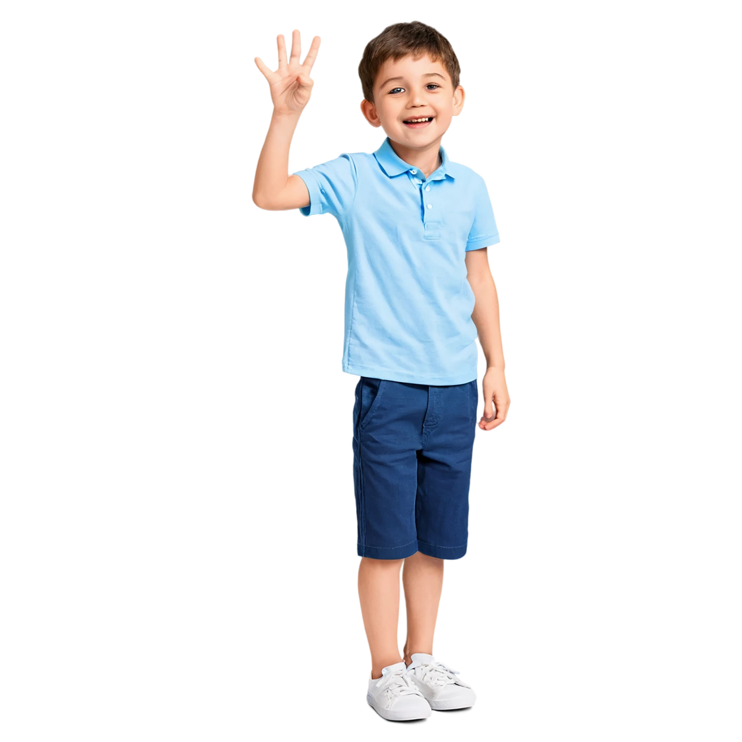 Boy cute sticker isolated on transparent background #13031