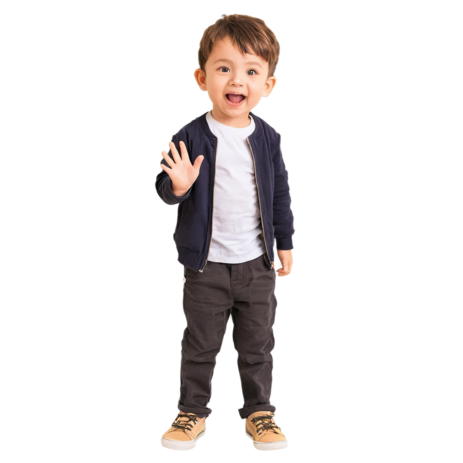 Boy cute sticker isolated on transparent background #13054
