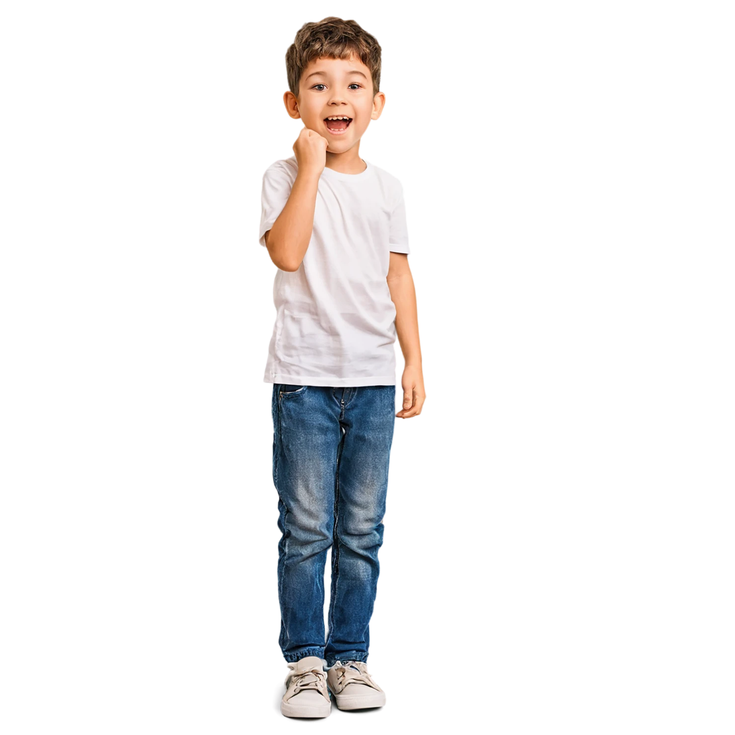 Boy cute sticker isolated on transparent background #13088