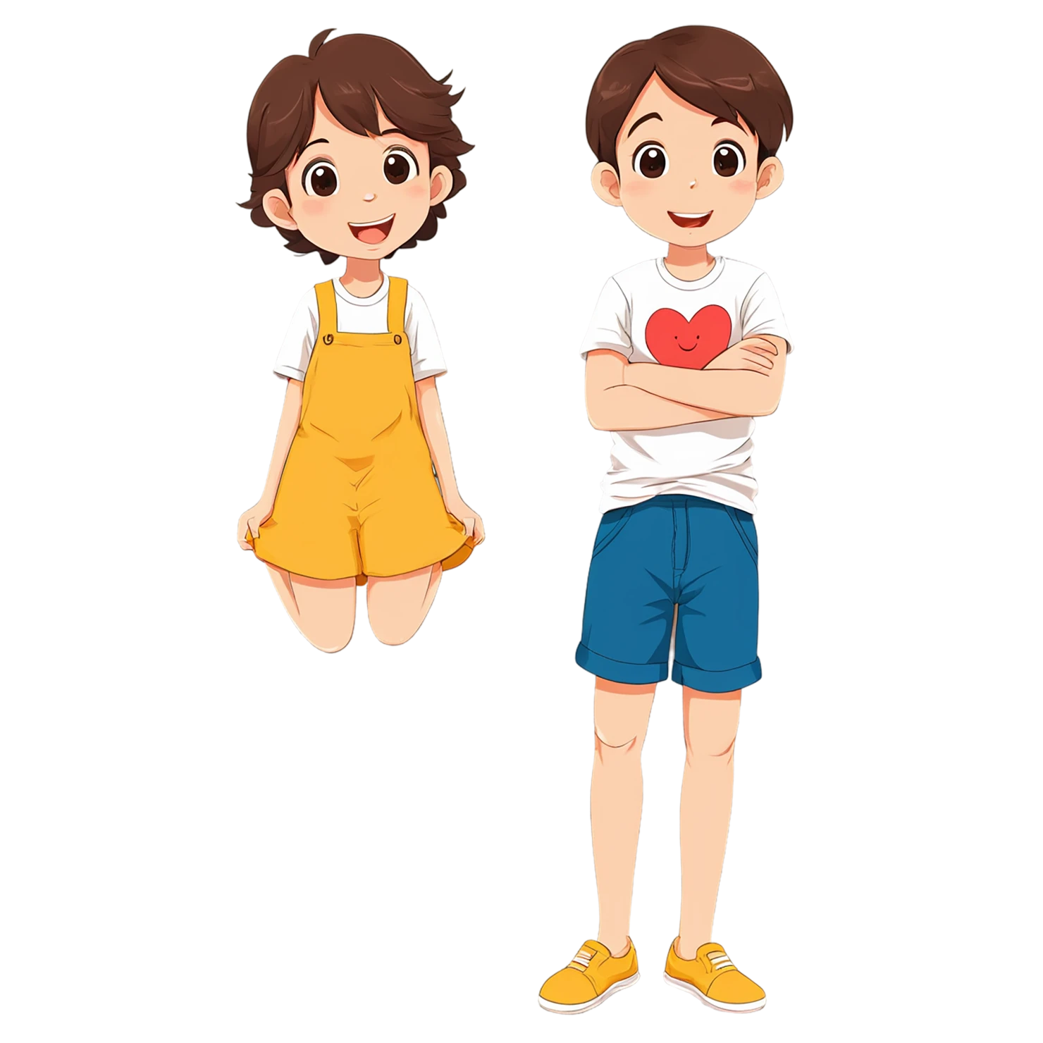 Boy cute sticker isolated on transparent background #13094