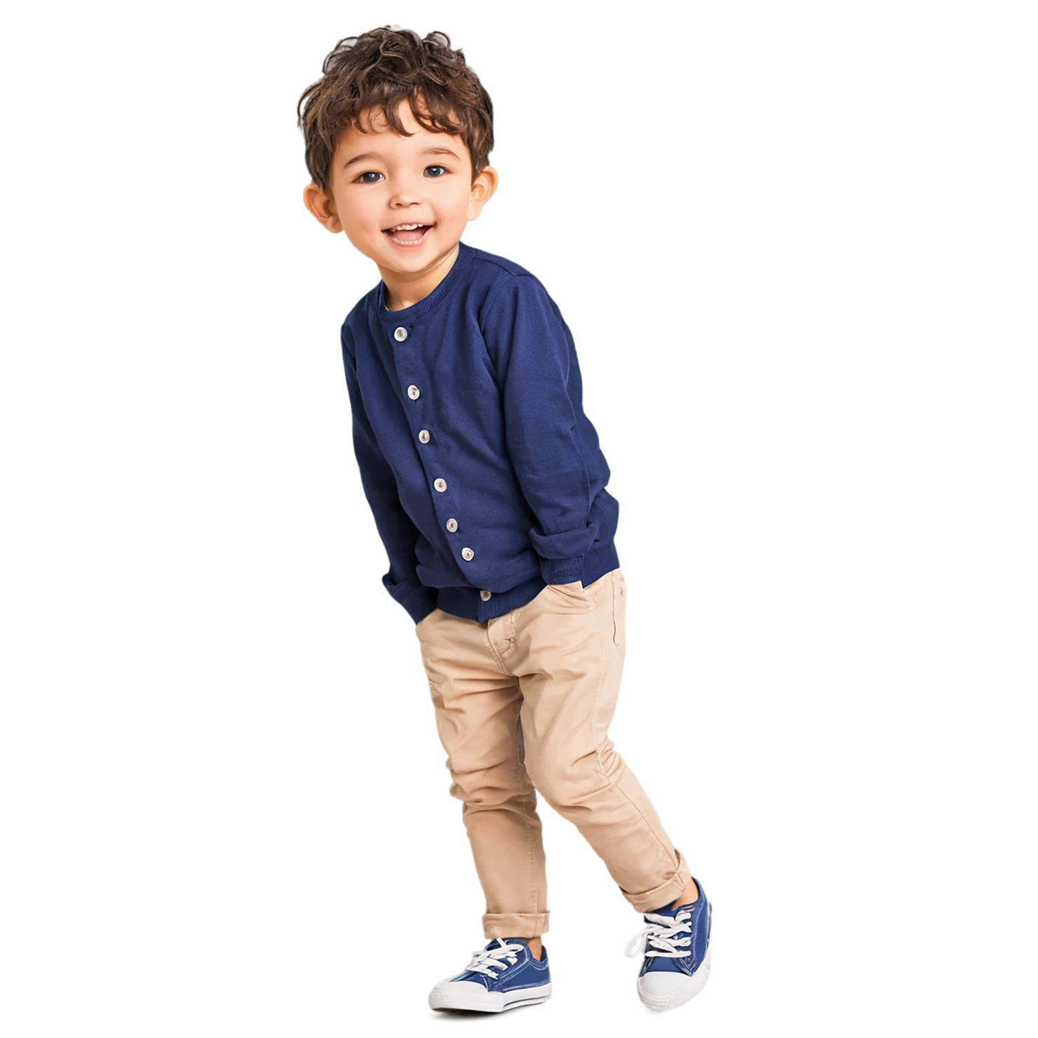 Boy cute sticker isolated on transparent background #13106