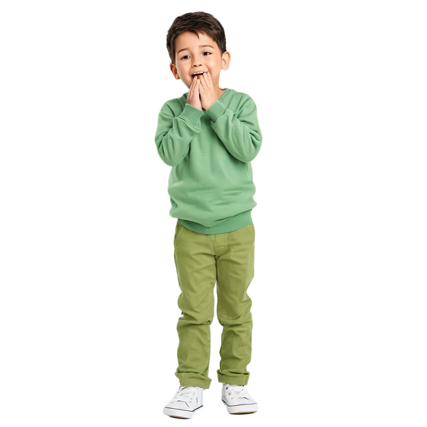 Boy cute sticker isolated on transparent background #13146
