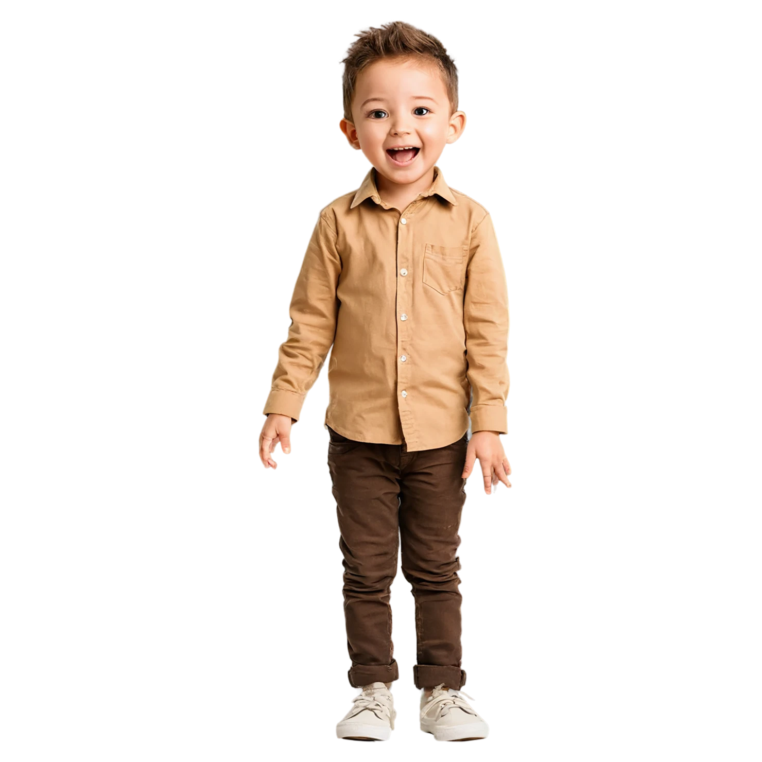 Boy cute sticker isolated on transparent background #13176