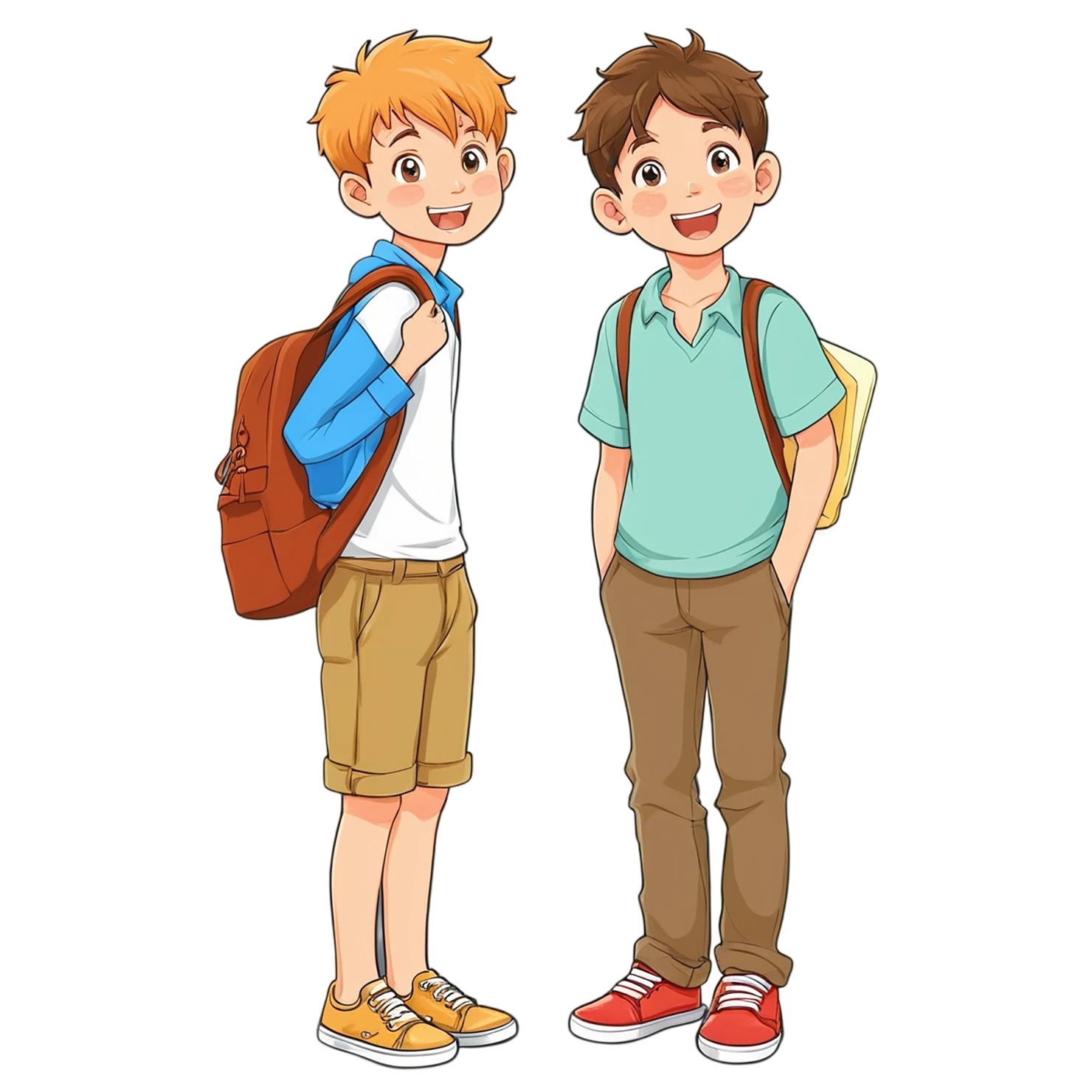 Boy cute sticker isolated on transparent background #13189