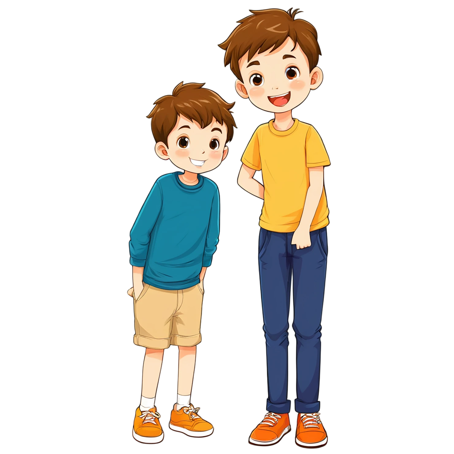 Boy cute sticker isolated on transparent background #13239
