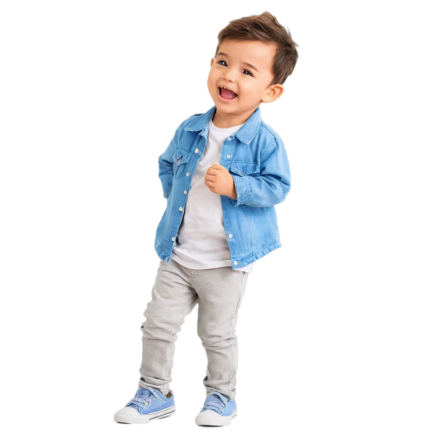 Boy cute sticker isolated on transparent background #13243
