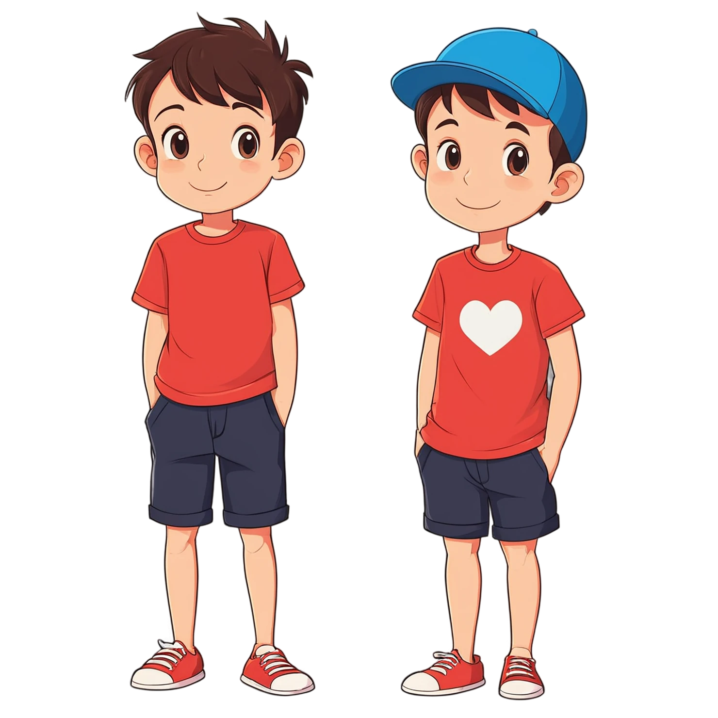 Boy cute sticker isolated on transparent background #13246