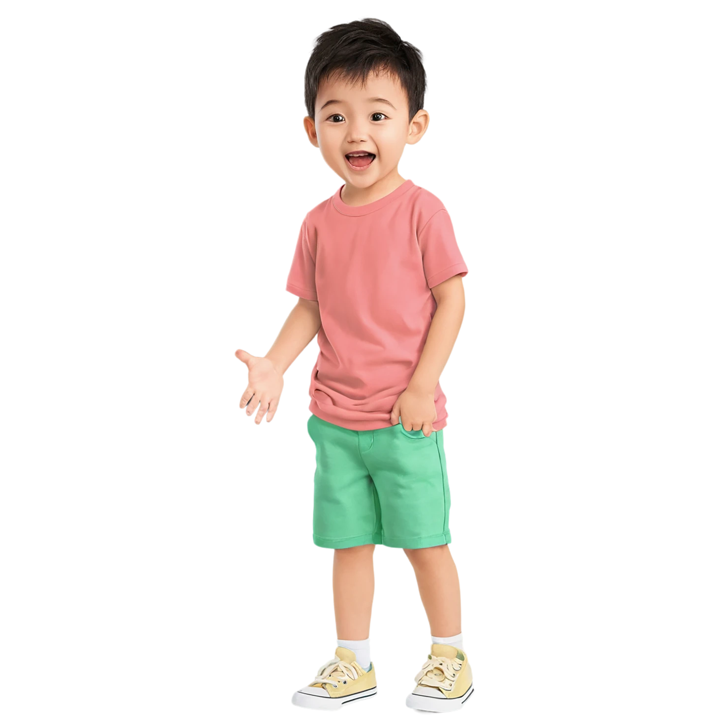 Boy cute sticker isolated on transparent background #13255
