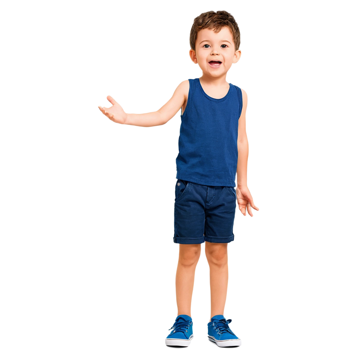 Boy cute sticker isolated on transparent background #13256