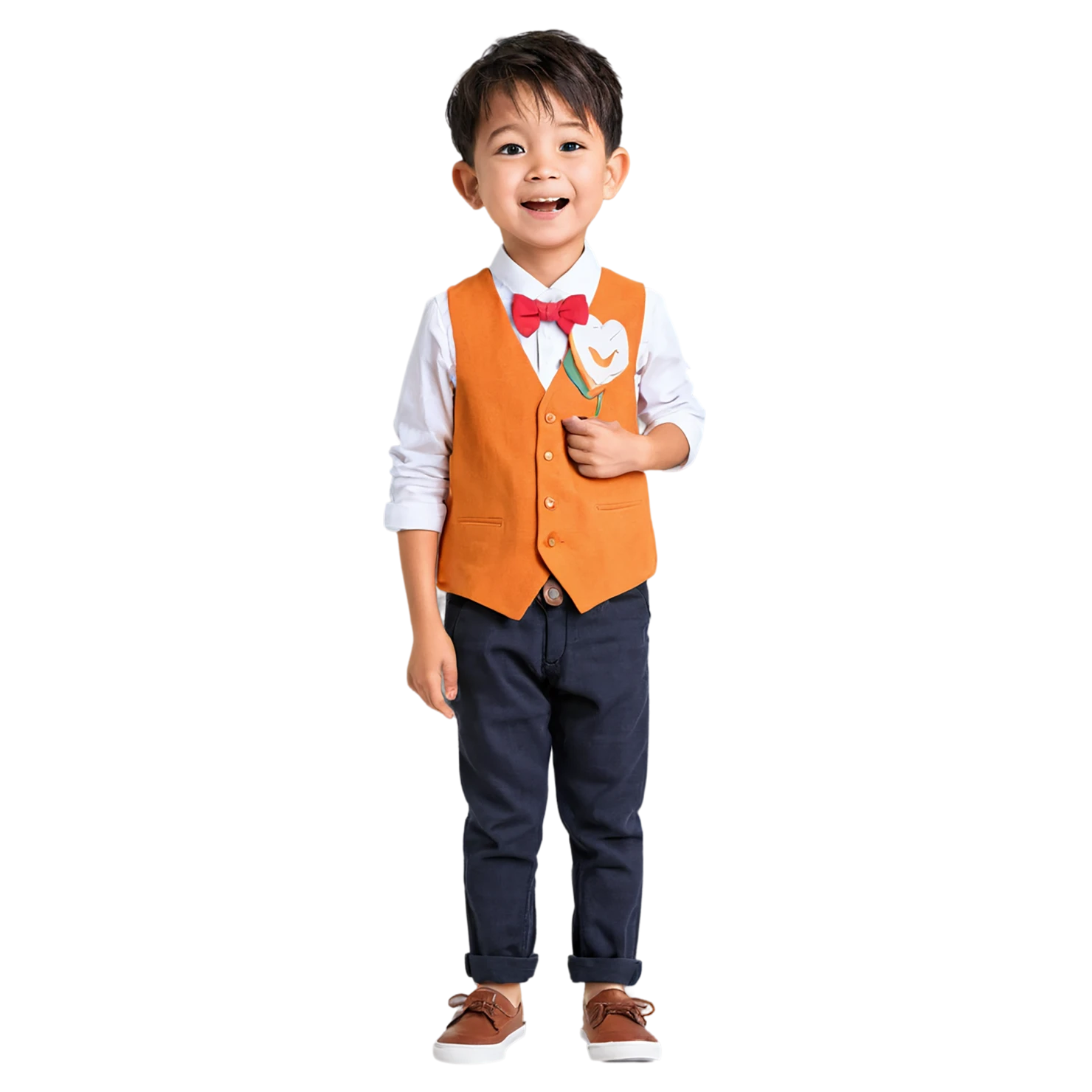Boy cute sticker isolated on transparent background #13268
