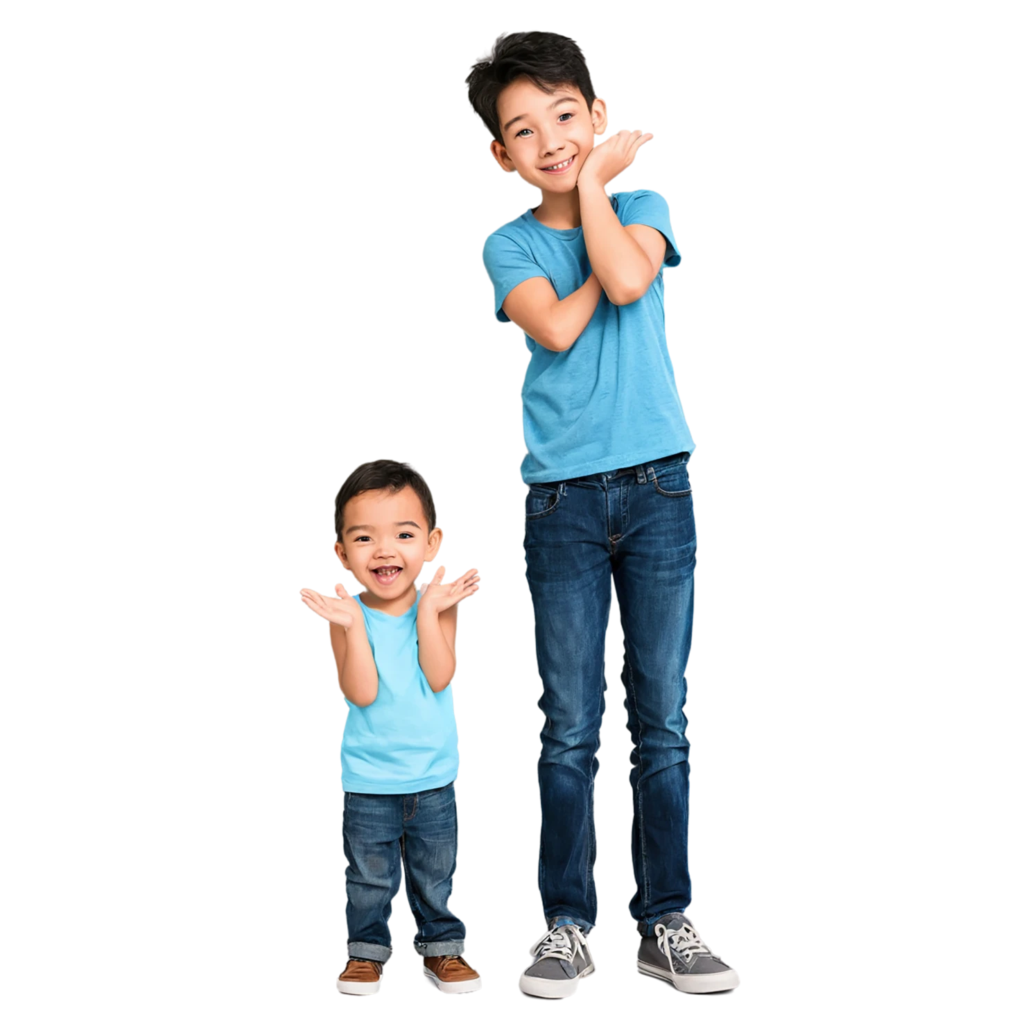 Boy cute sticker isolated on transparent background #13280