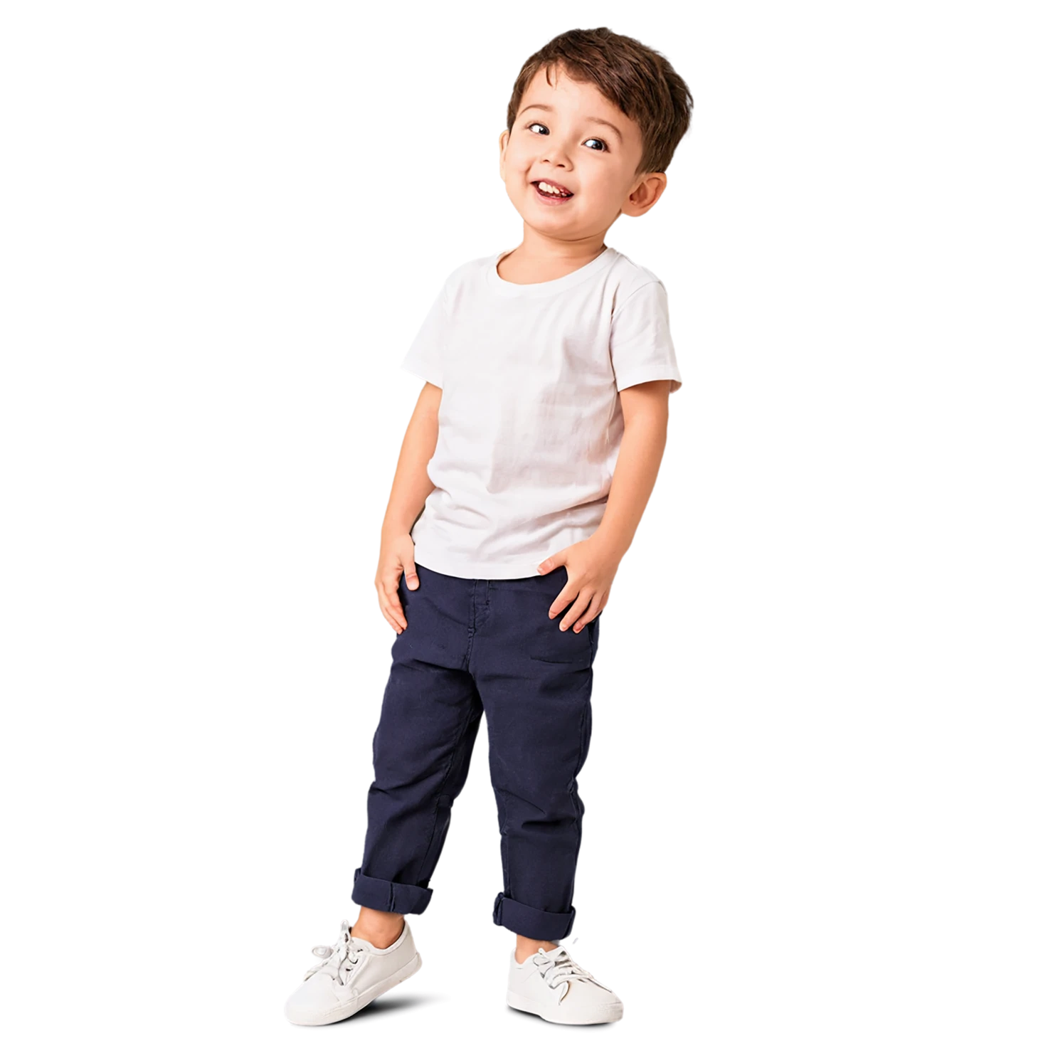 Boy cute sticker isolated on transparent background #13289