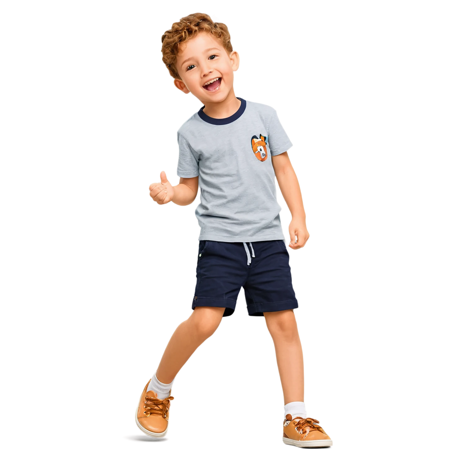 Boy cute sticker isolated on transparent background #13301