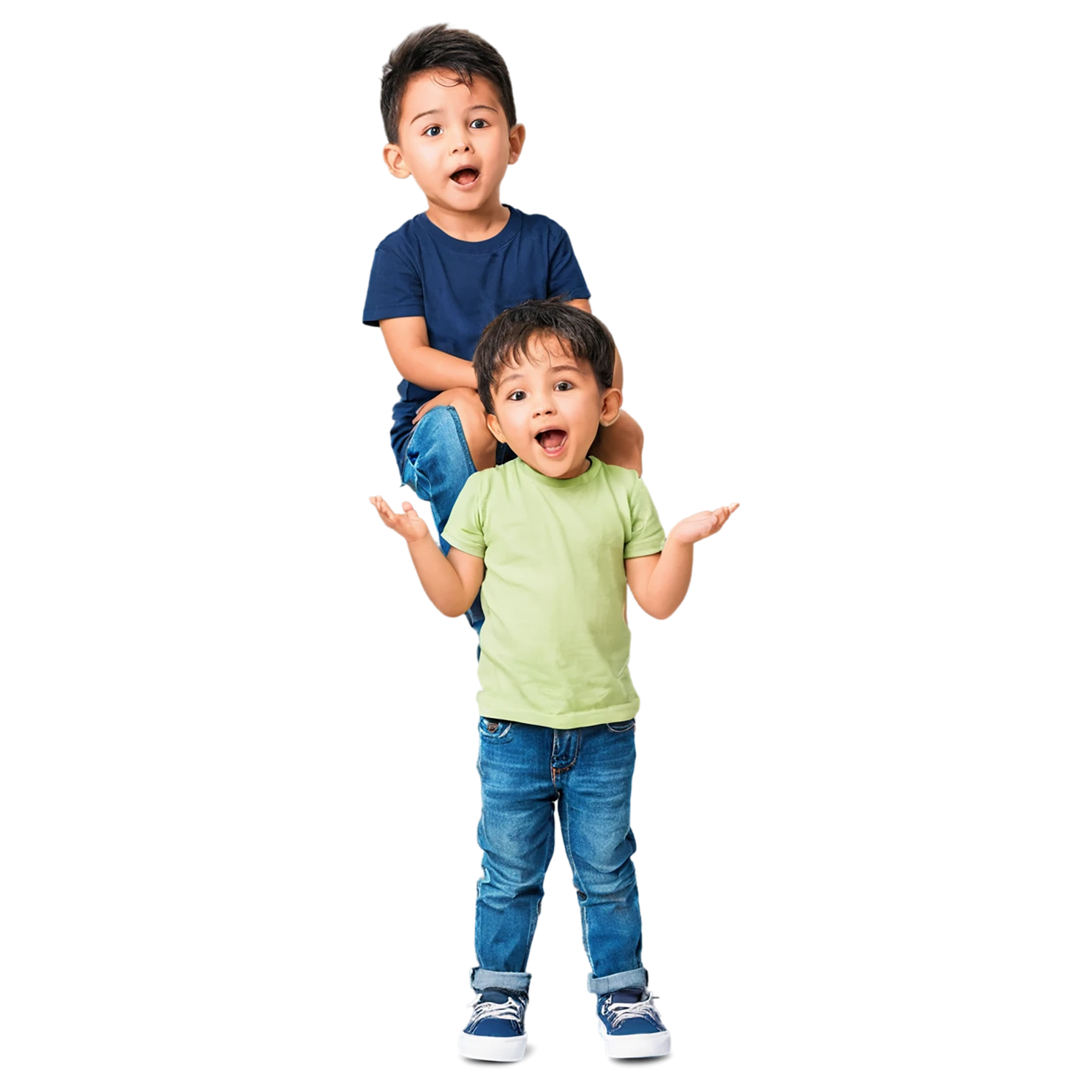 Boy cute sticker isolated on transparent background #13305