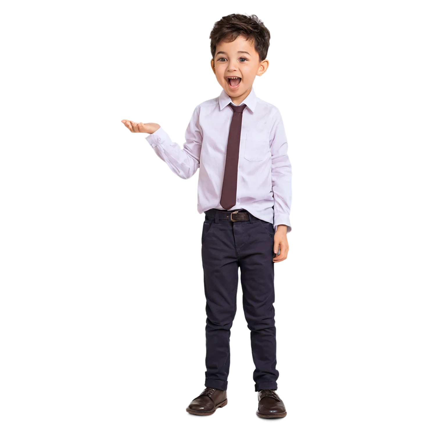 Boy cute sticker isolated on transparent background #13309