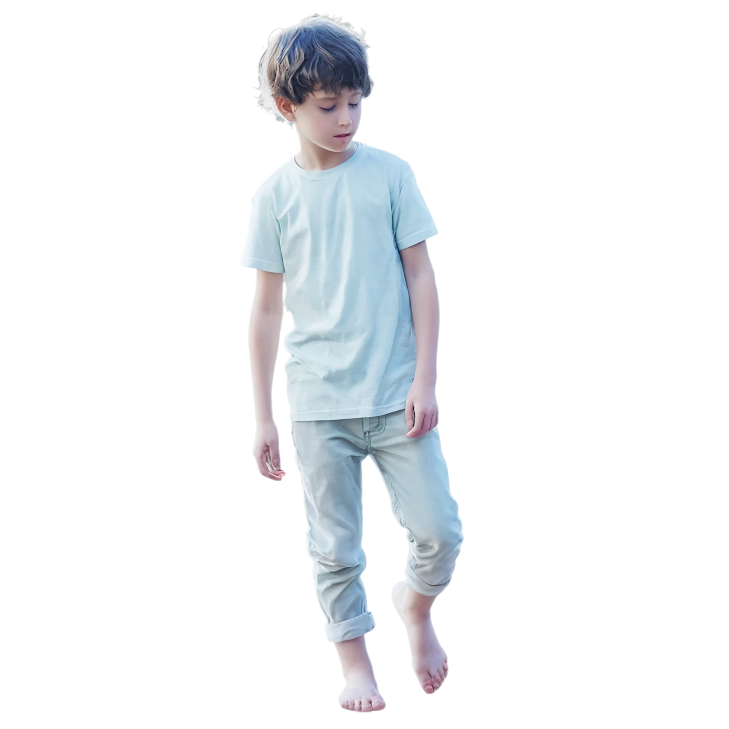 Boy watercolor sticker isolated on transparent background #13364