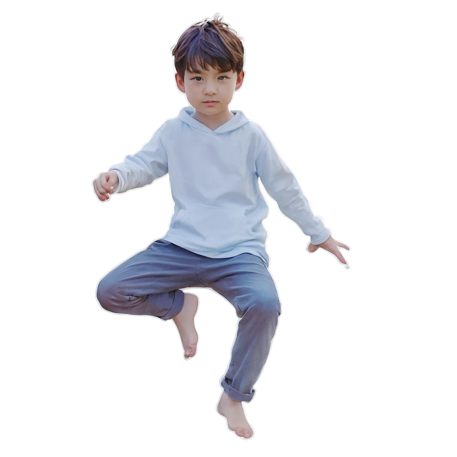 Boy watercolor sticker isolated on transparent background #13530