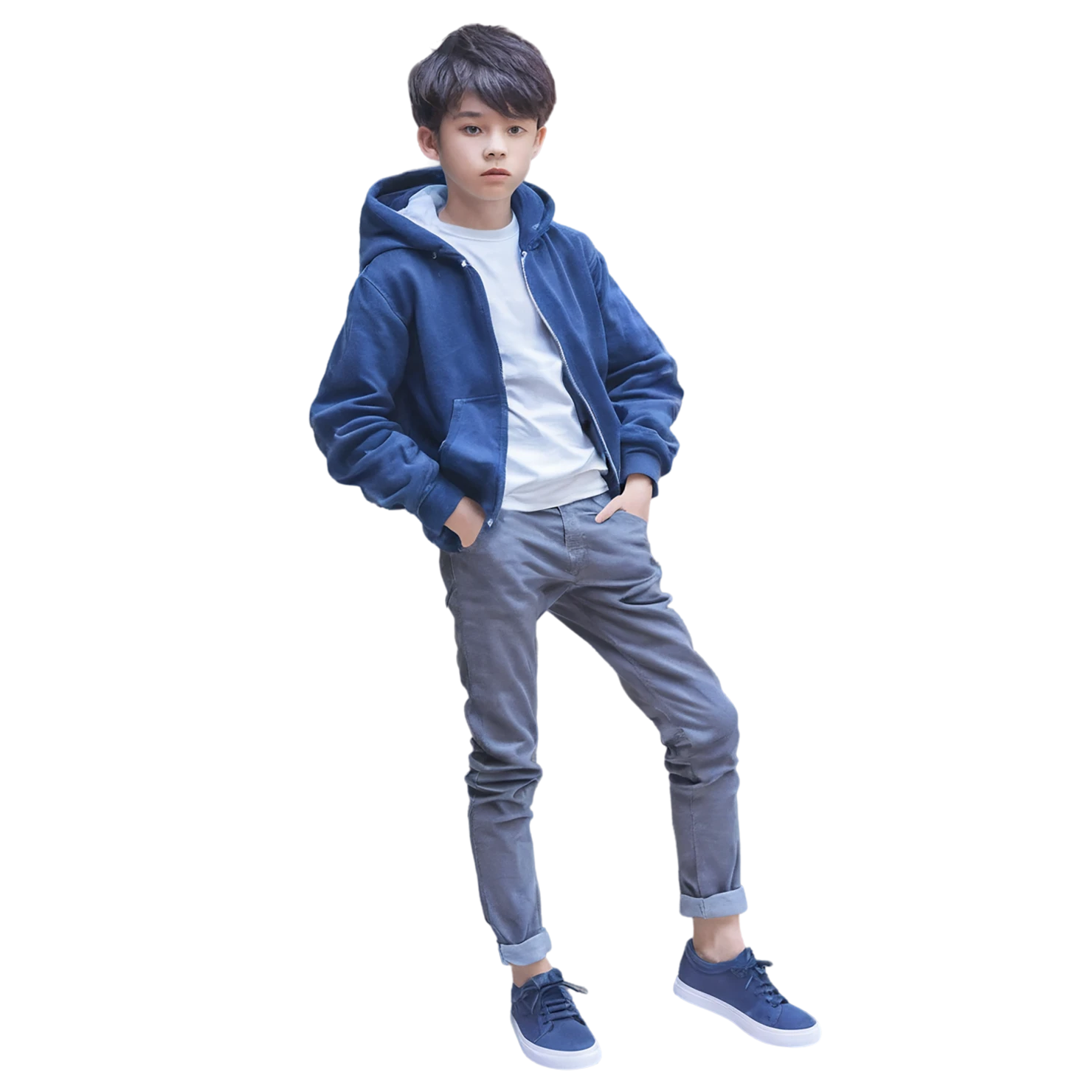 Boy watercolor sticker isolated on transparent background #13610