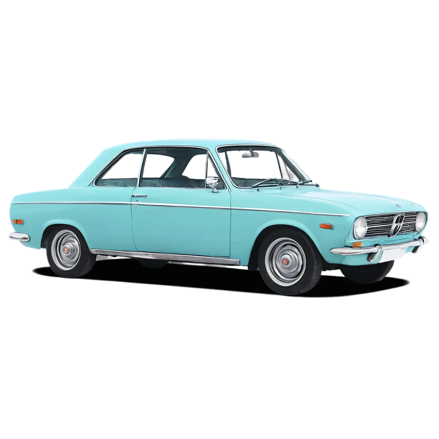 Car watercolor sticker isolated on transparent background #13632