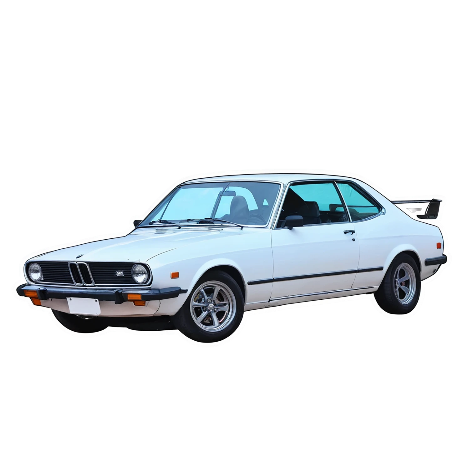 Car watercolor sticker isolated on transparent background #13635