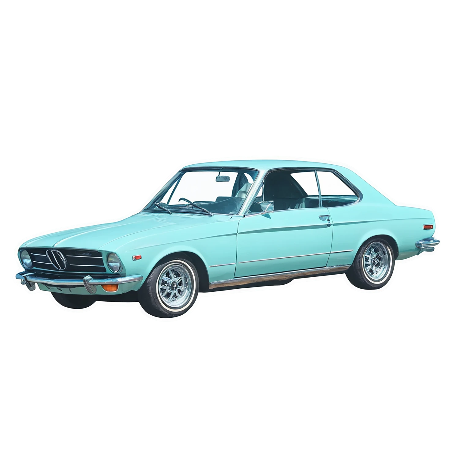 Car watercolor sticker isolated on transparent background #13657