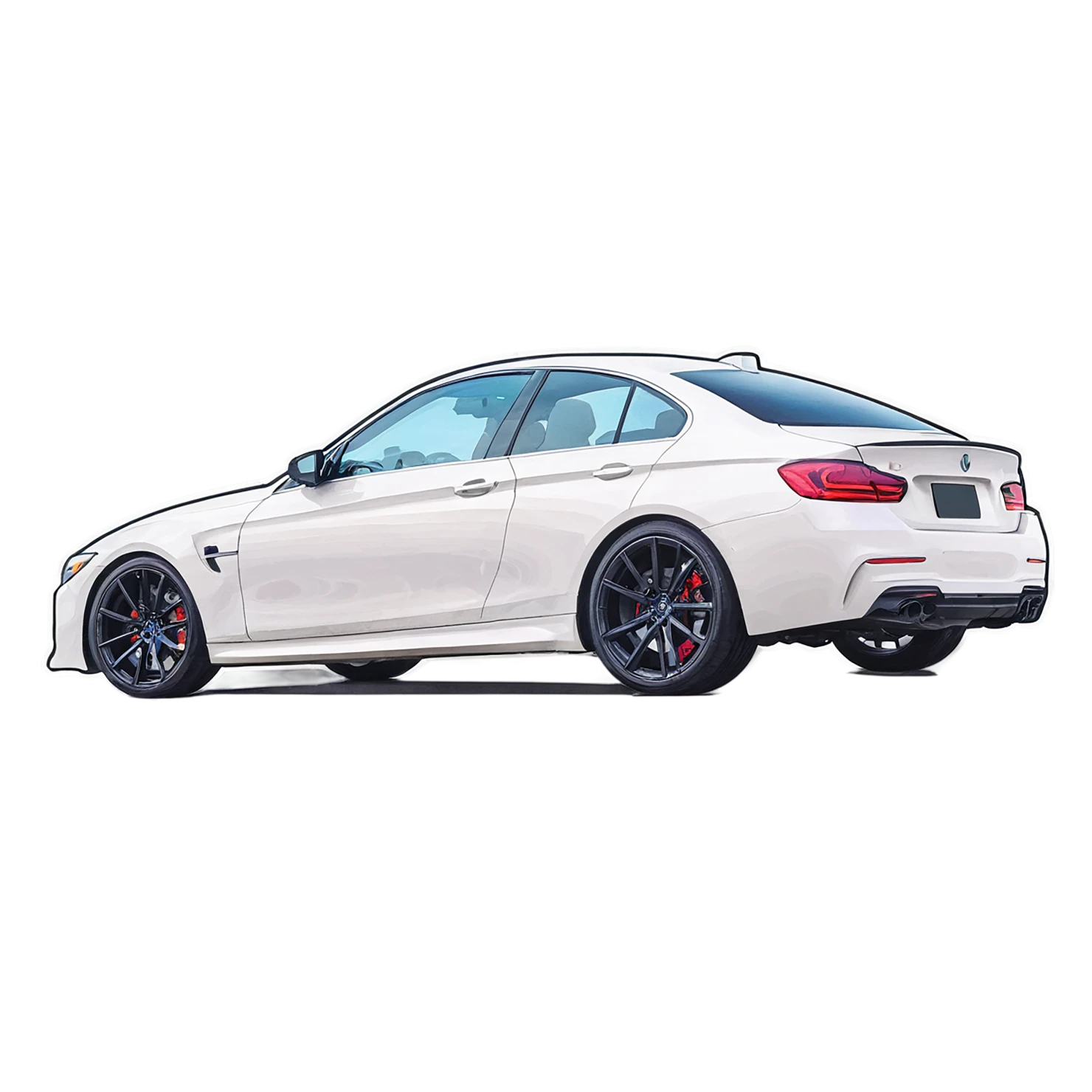 Car watercolor sticker isolated on transparent background #13672