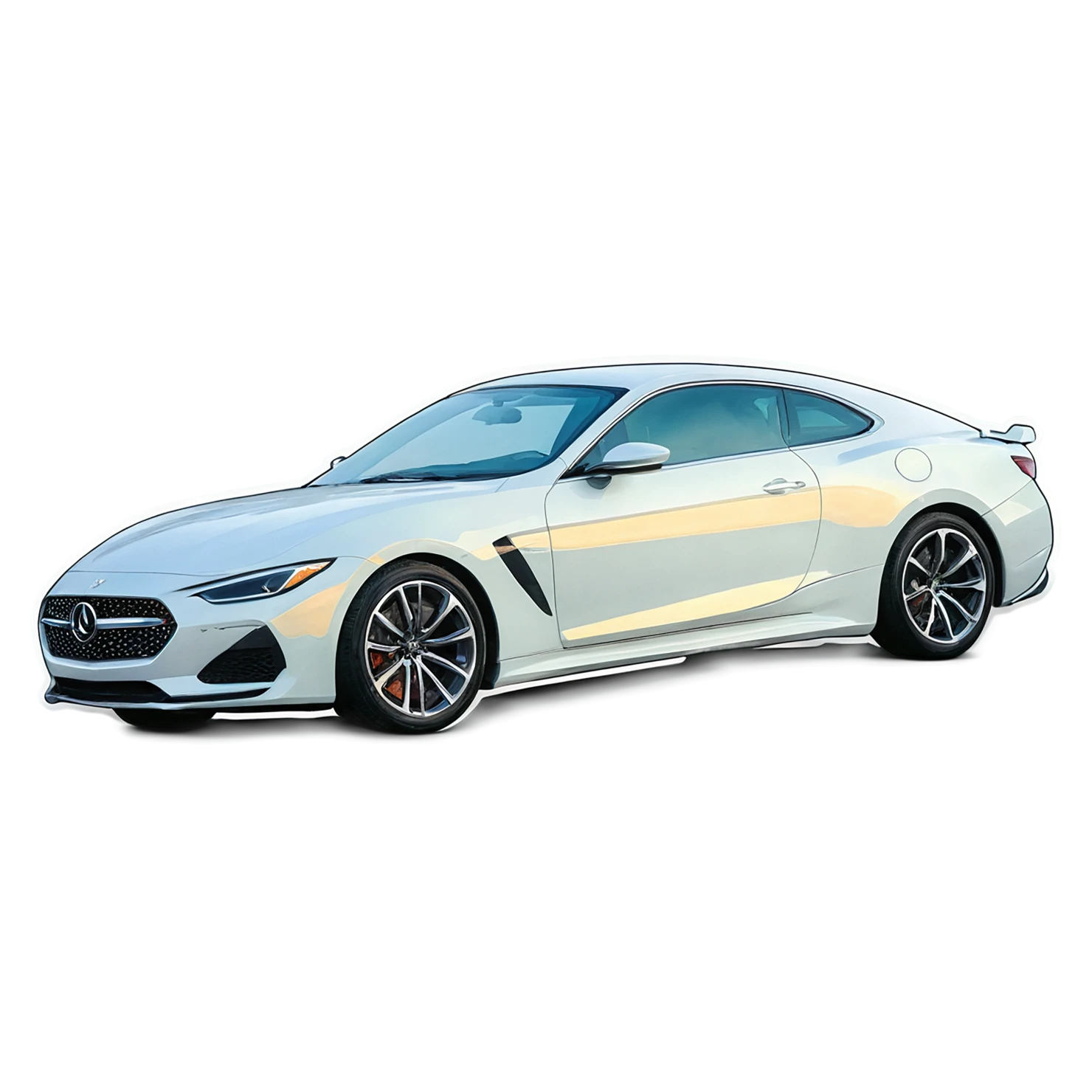 Car watercolor sticker isolated on transparent background #13682