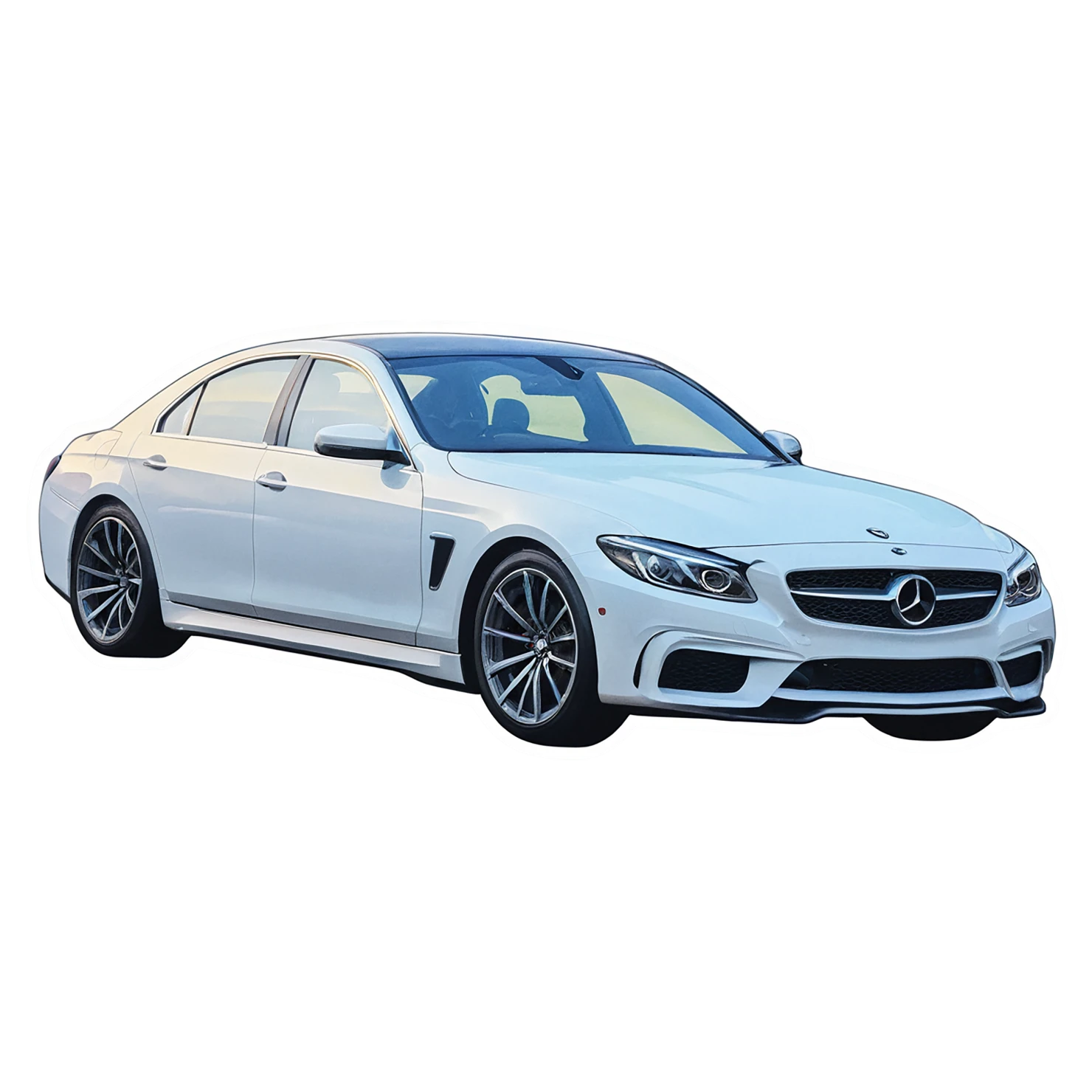 Car watercolor sticker isolated on transparent background #13686
