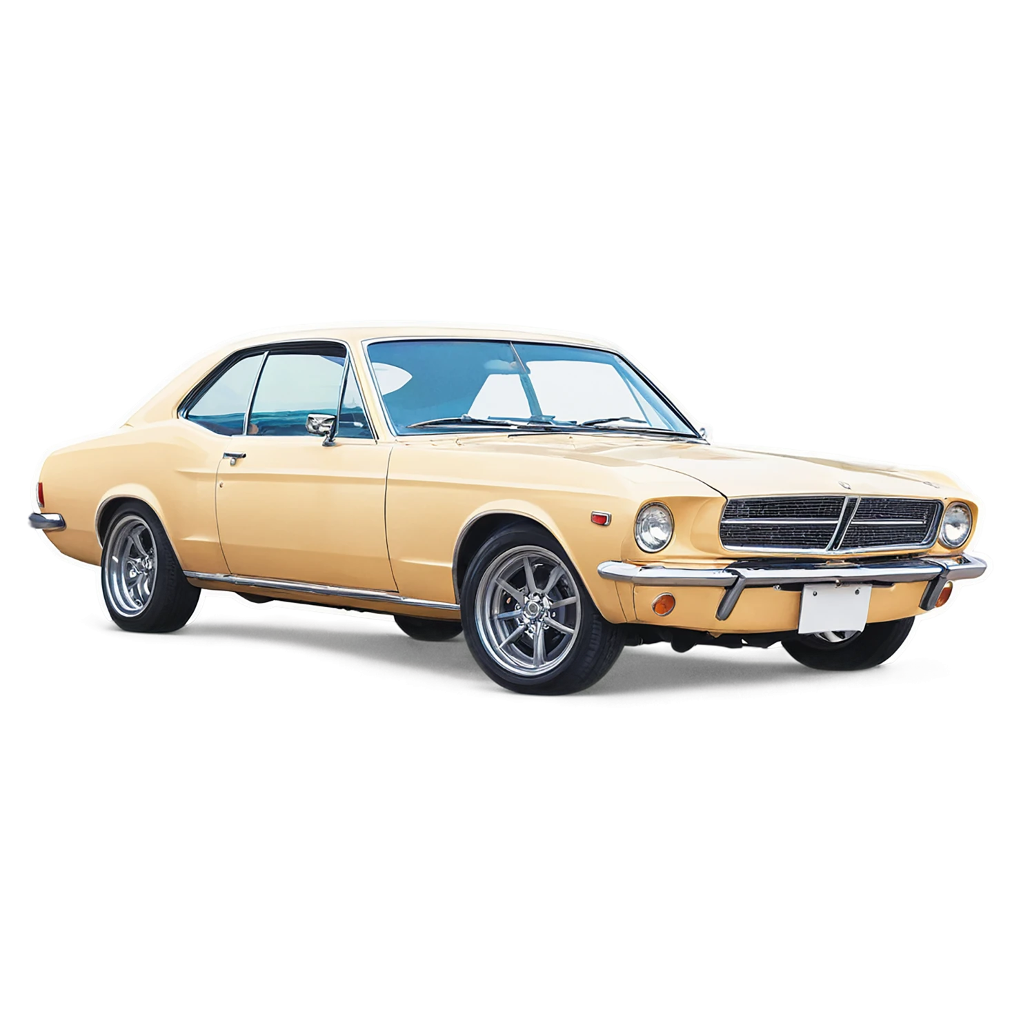Car watercolor sticker isolated on transparent background #13694