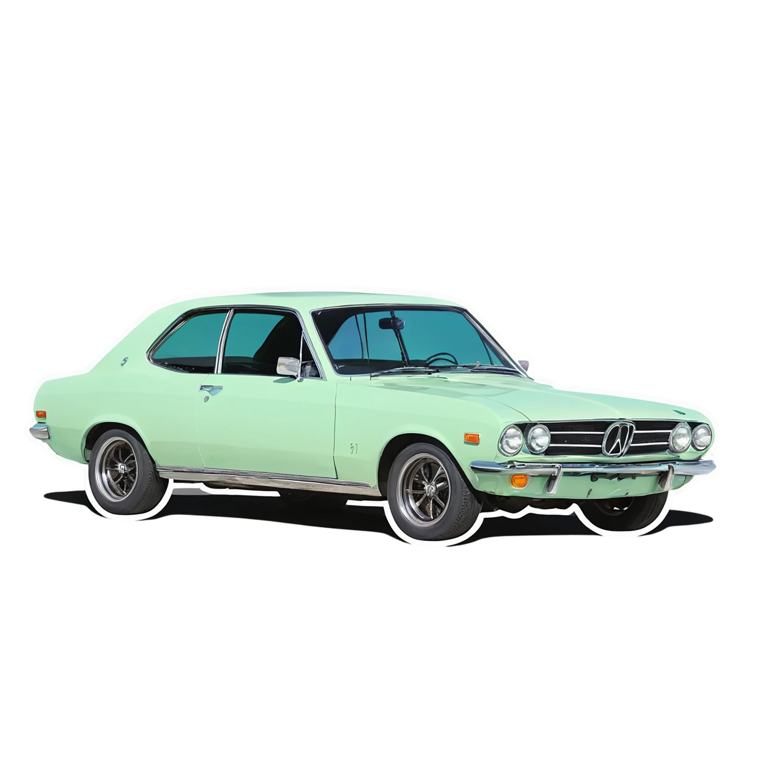 Car watercolor sticker isolated on transparent background #13719