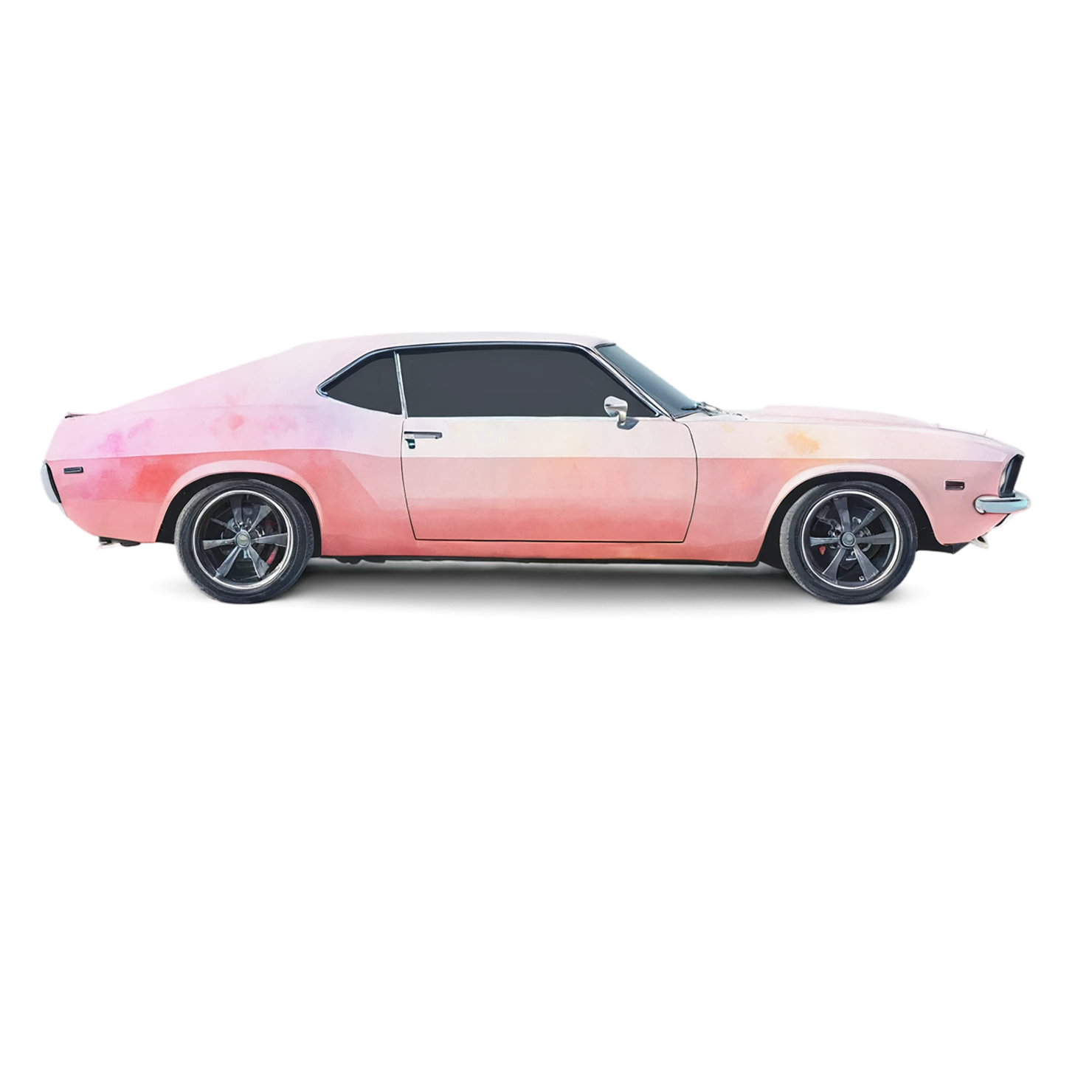 Car watercolor sticker isolated on transparent background #13724