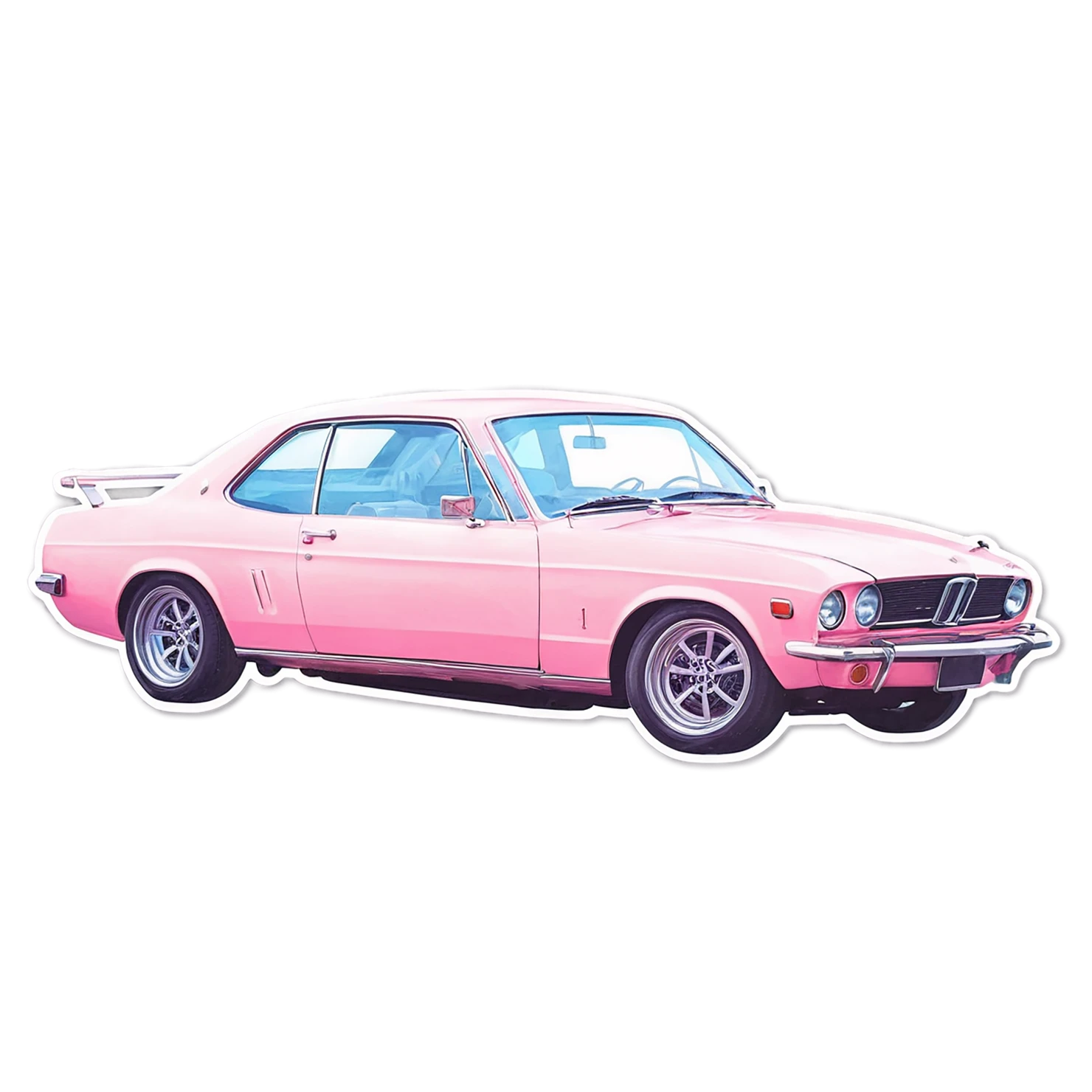 Car watercolor sticker isolated on transparent background #13730