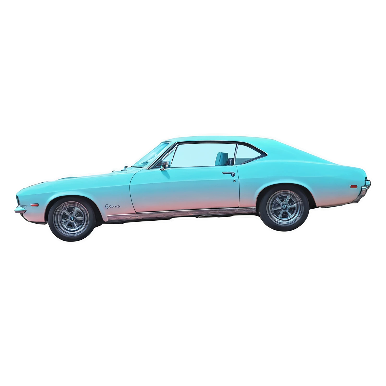 Car watercolor sticker isolated on transparent background #13747