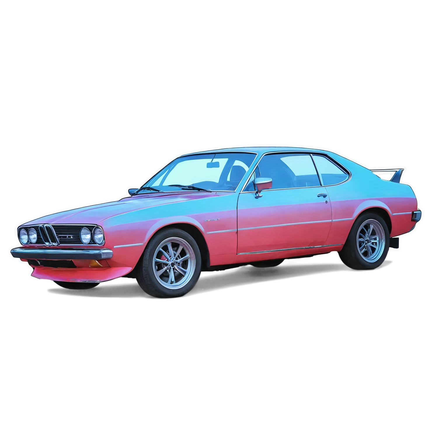 Car watercolor sticker isolated on transparent background #13781