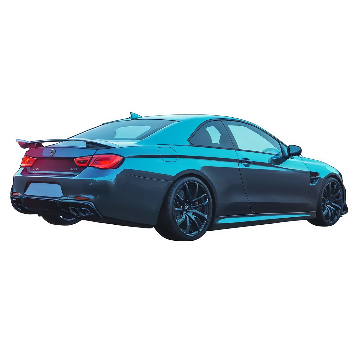 Car watercolor sticker isolated on transparent background #13785
