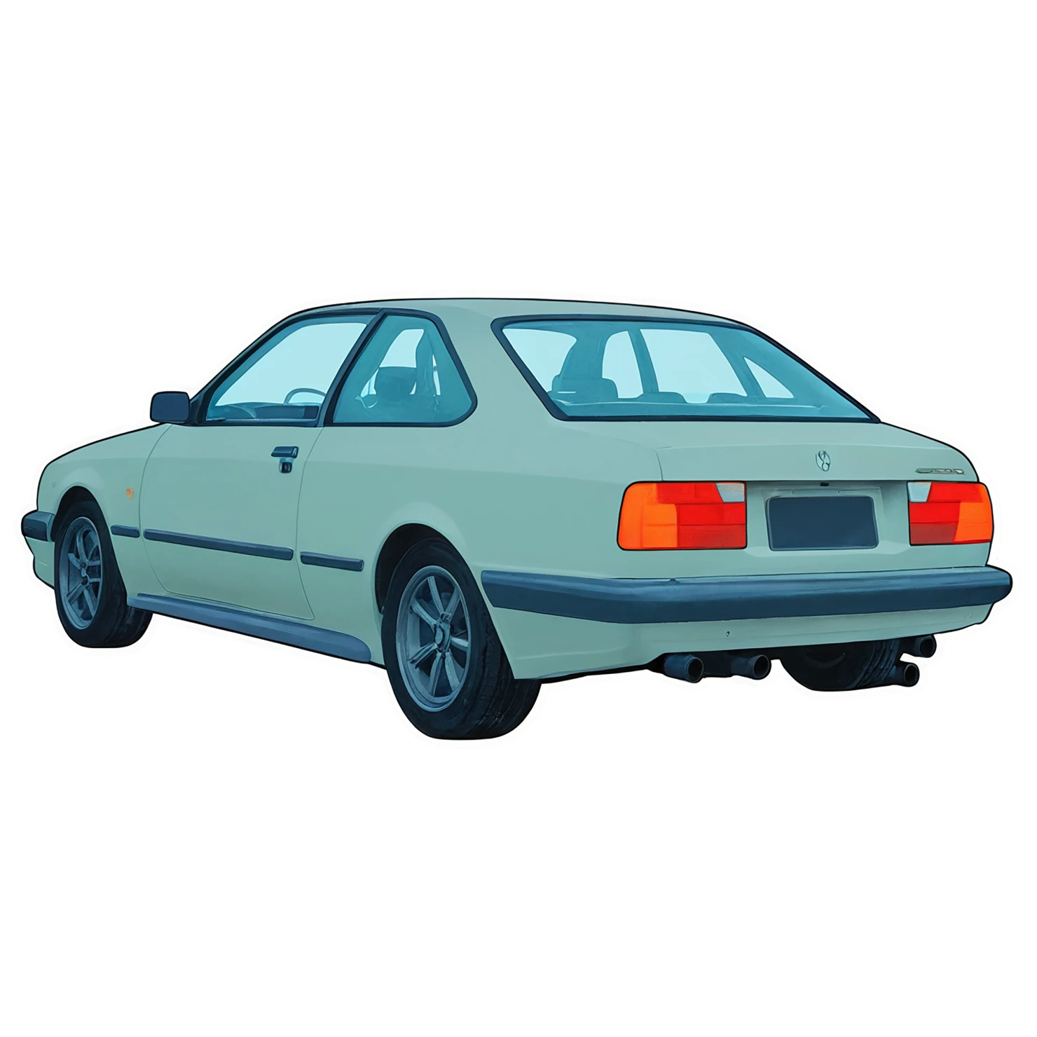 Car watercolor sticker isolated on transparent background #13791