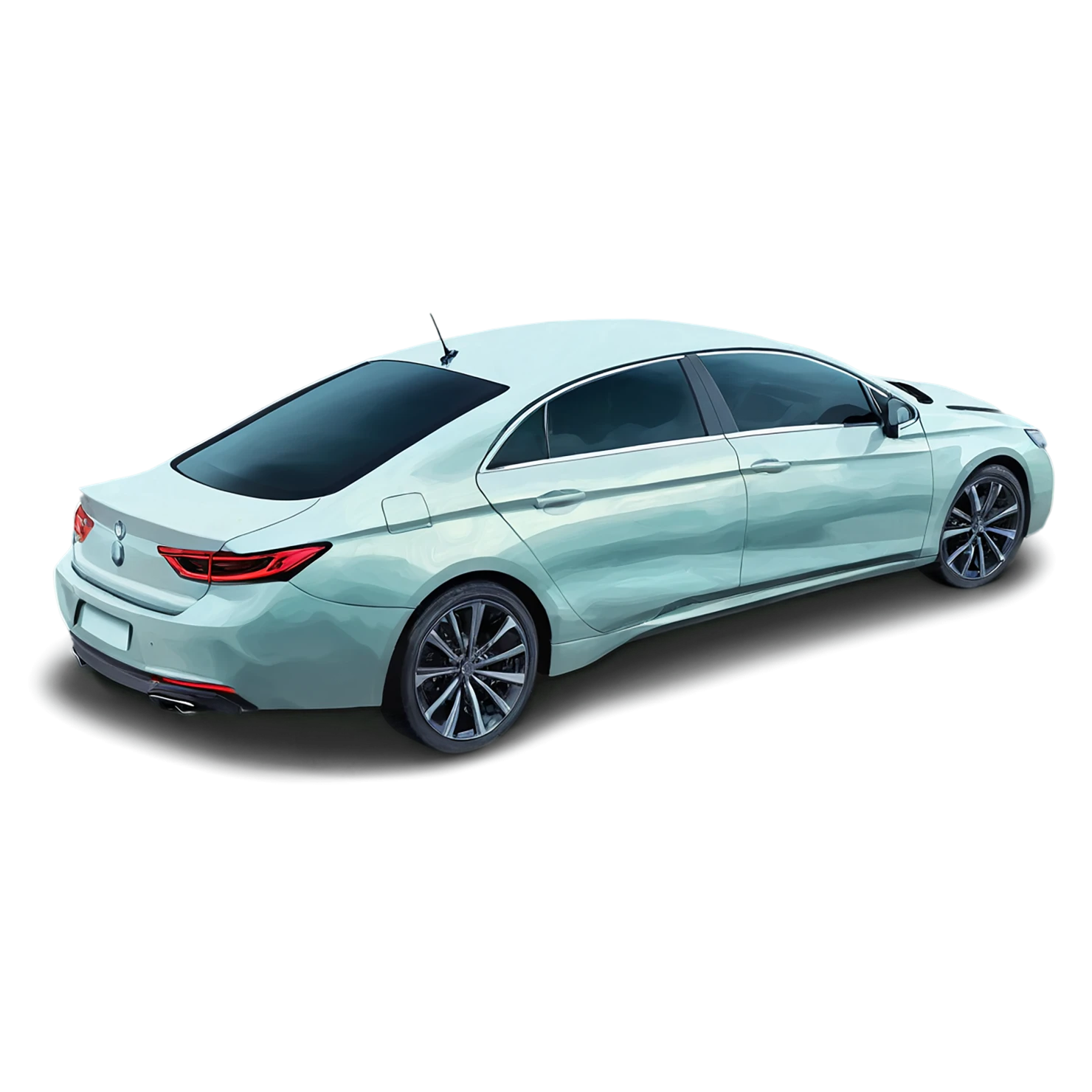 Car watercolor sticker isolated on transparent background #13809