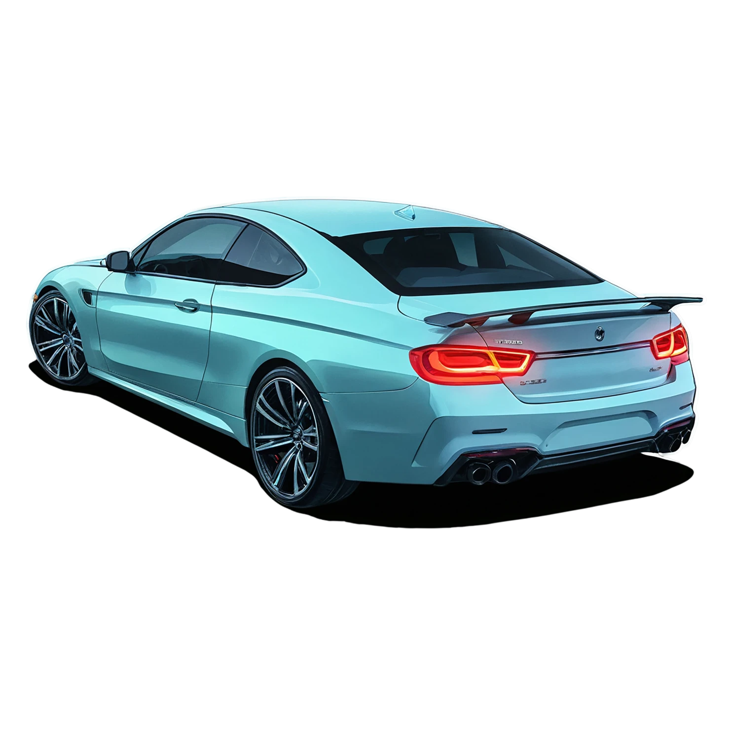 Car watercolor sticker isolated on transparent background #13820