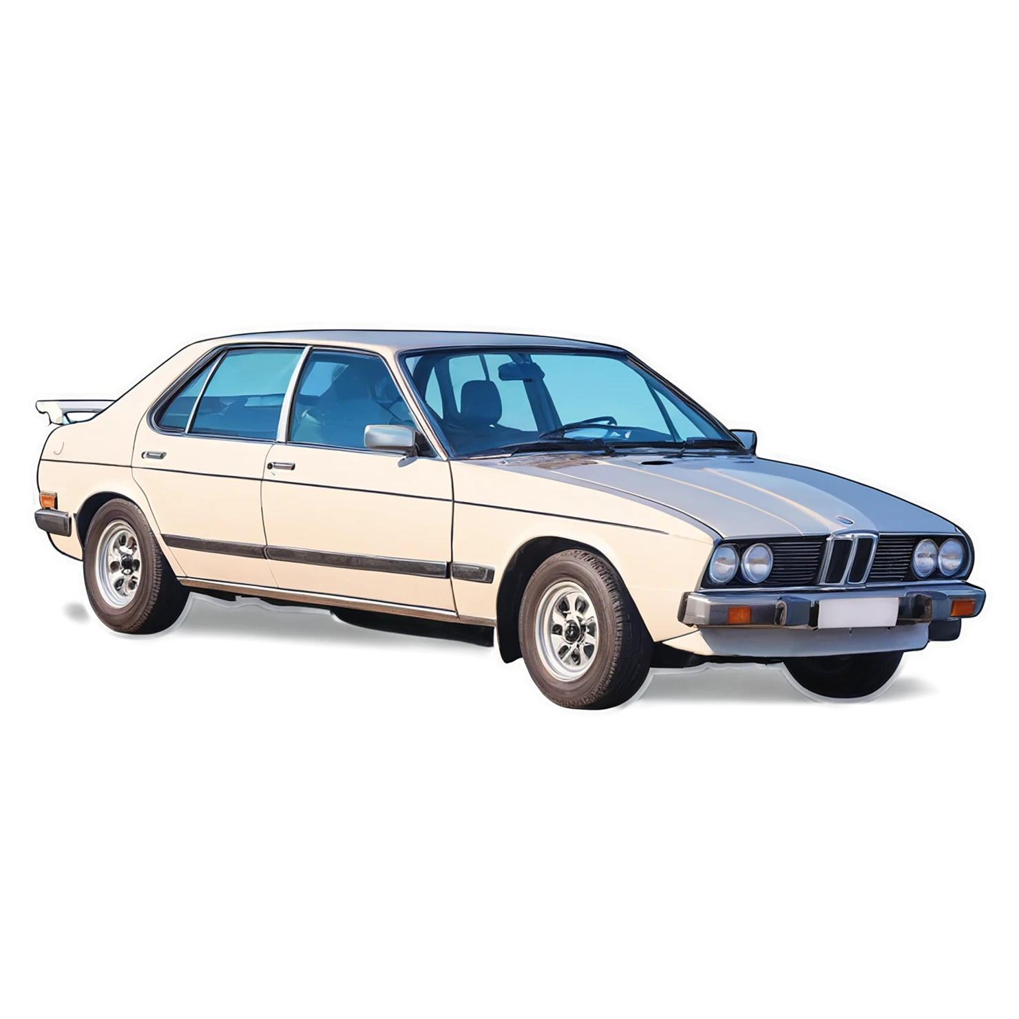Car watercolor sticker isolated on transparent background #13824