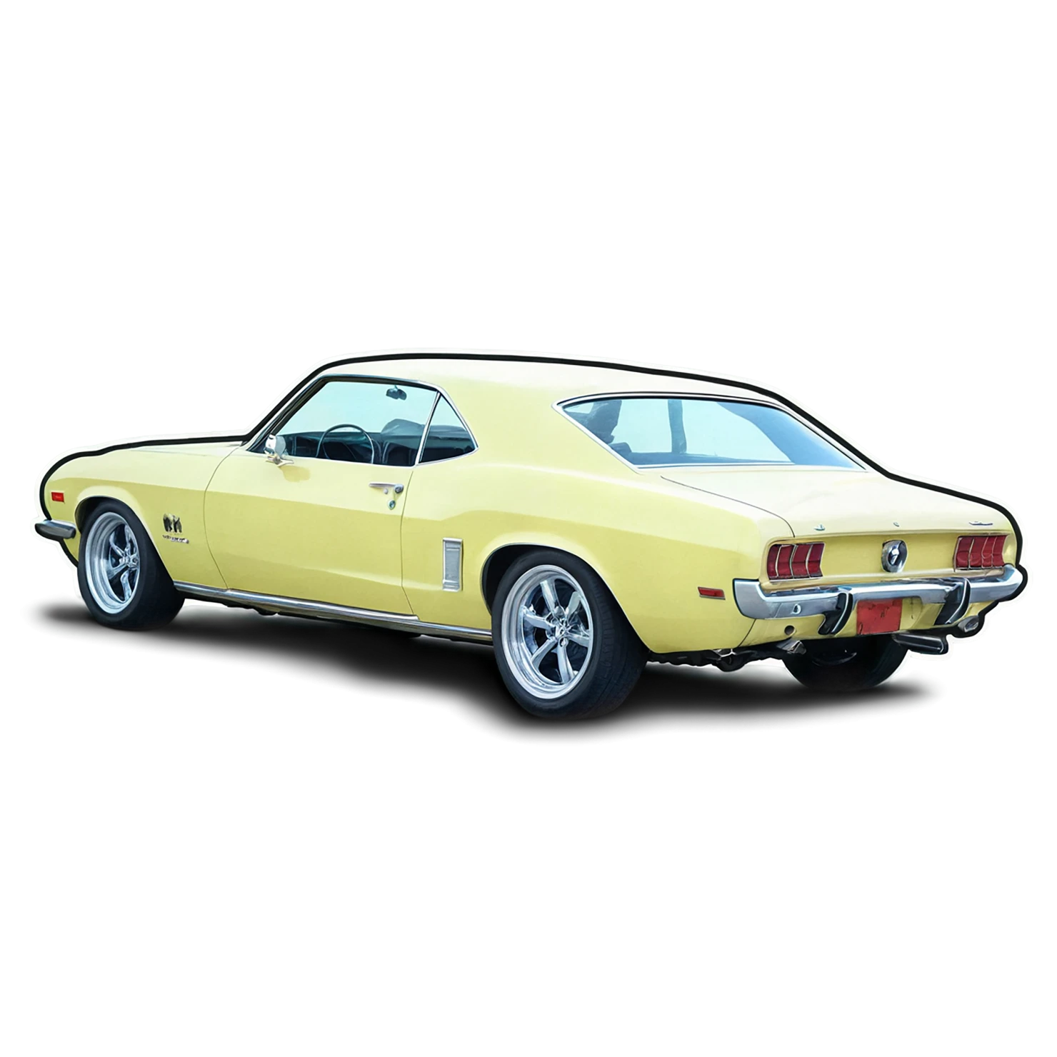 Car watercolor sticker isolated on transparent background #13872