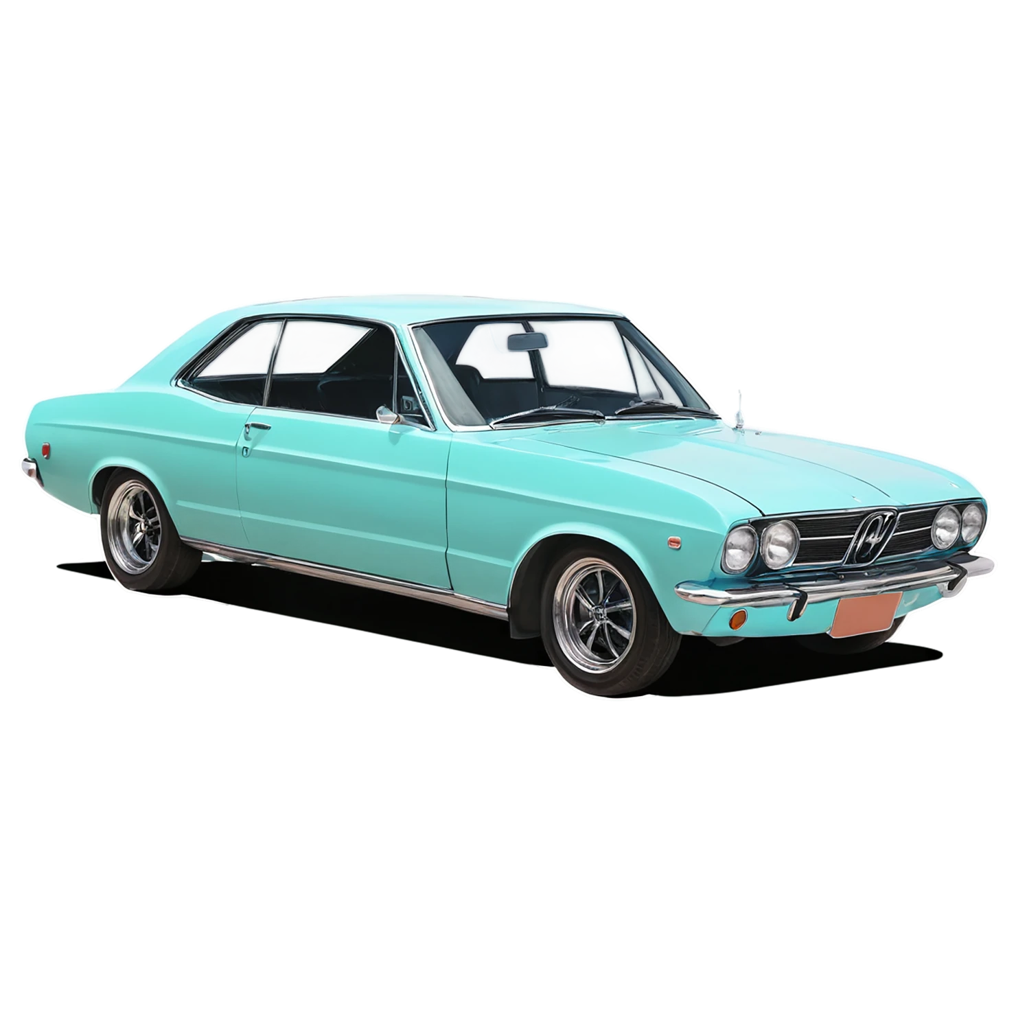 Car watercolor sticker isolated on transparent background #13884