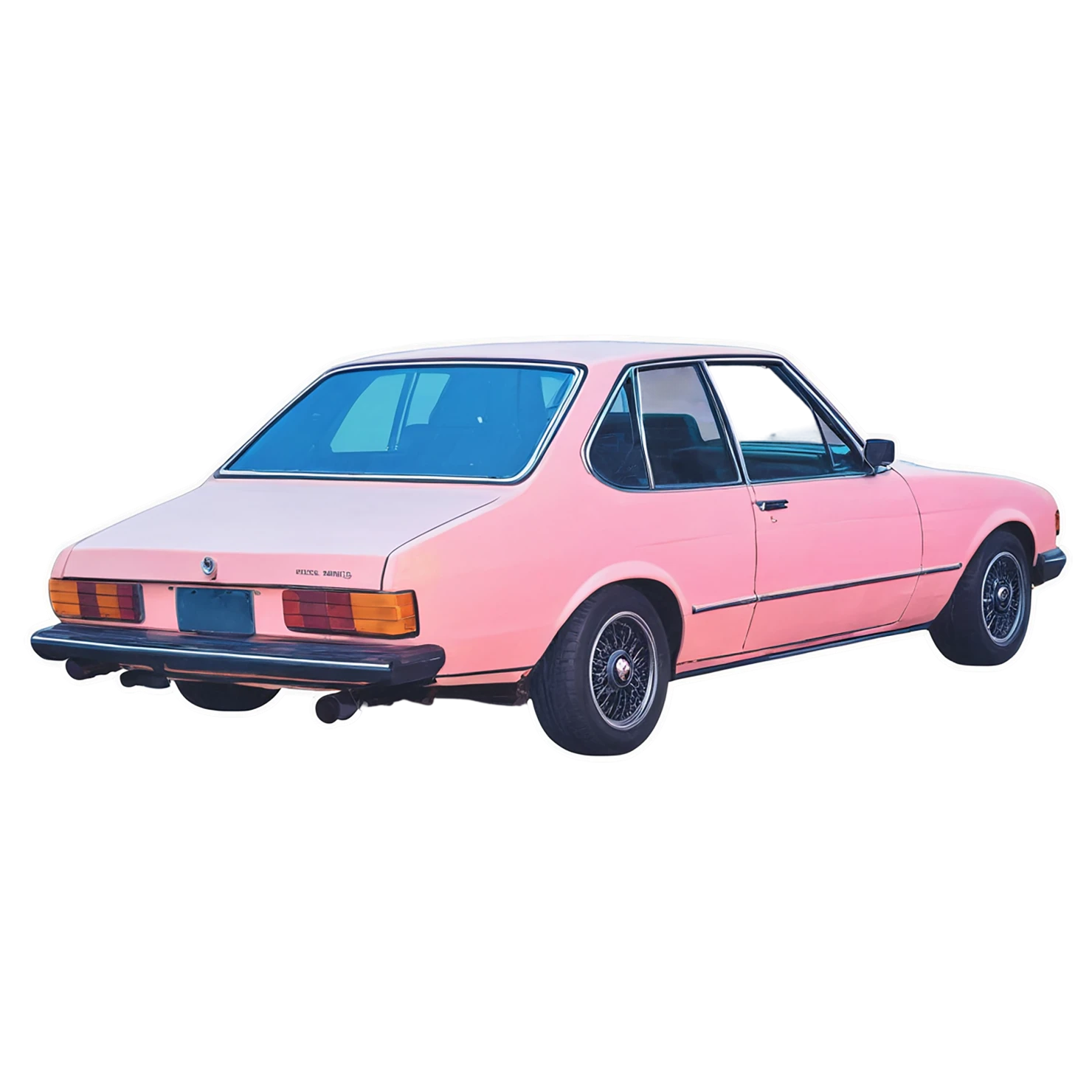 Car watercolor sticker isolated on transparent background #13890