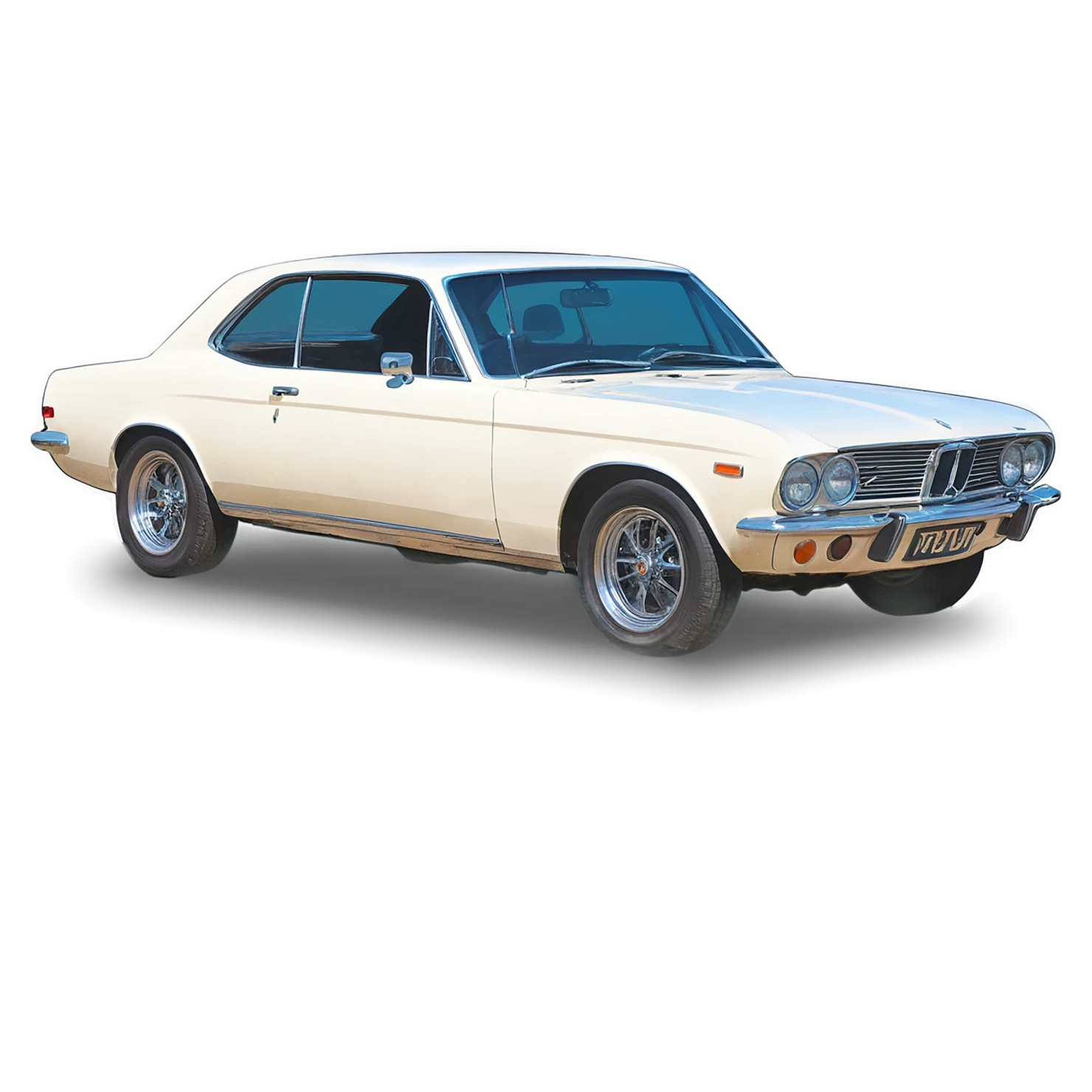 Car watercolor sticker isolated on transparent background #13893