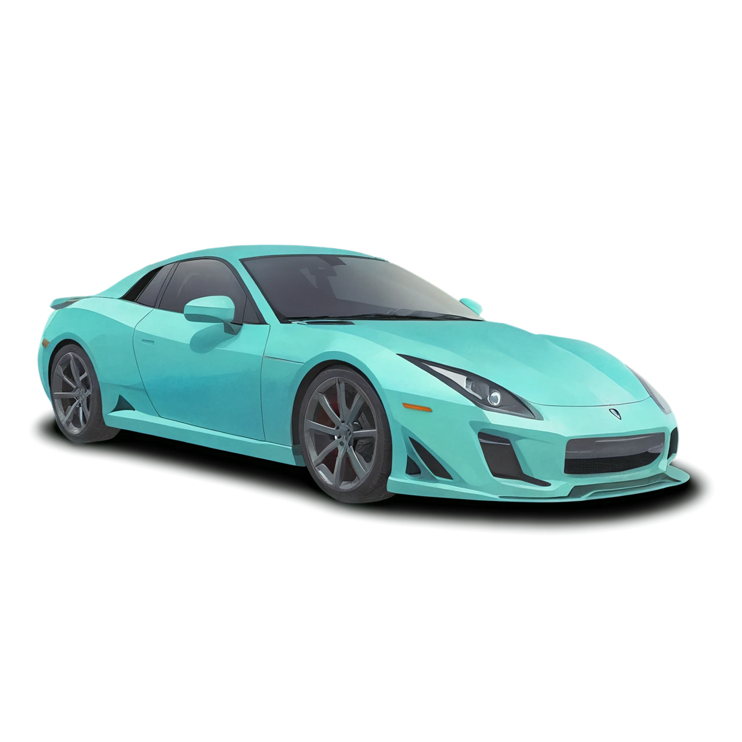 Car watercolor sticker isolated on transparent background #13905