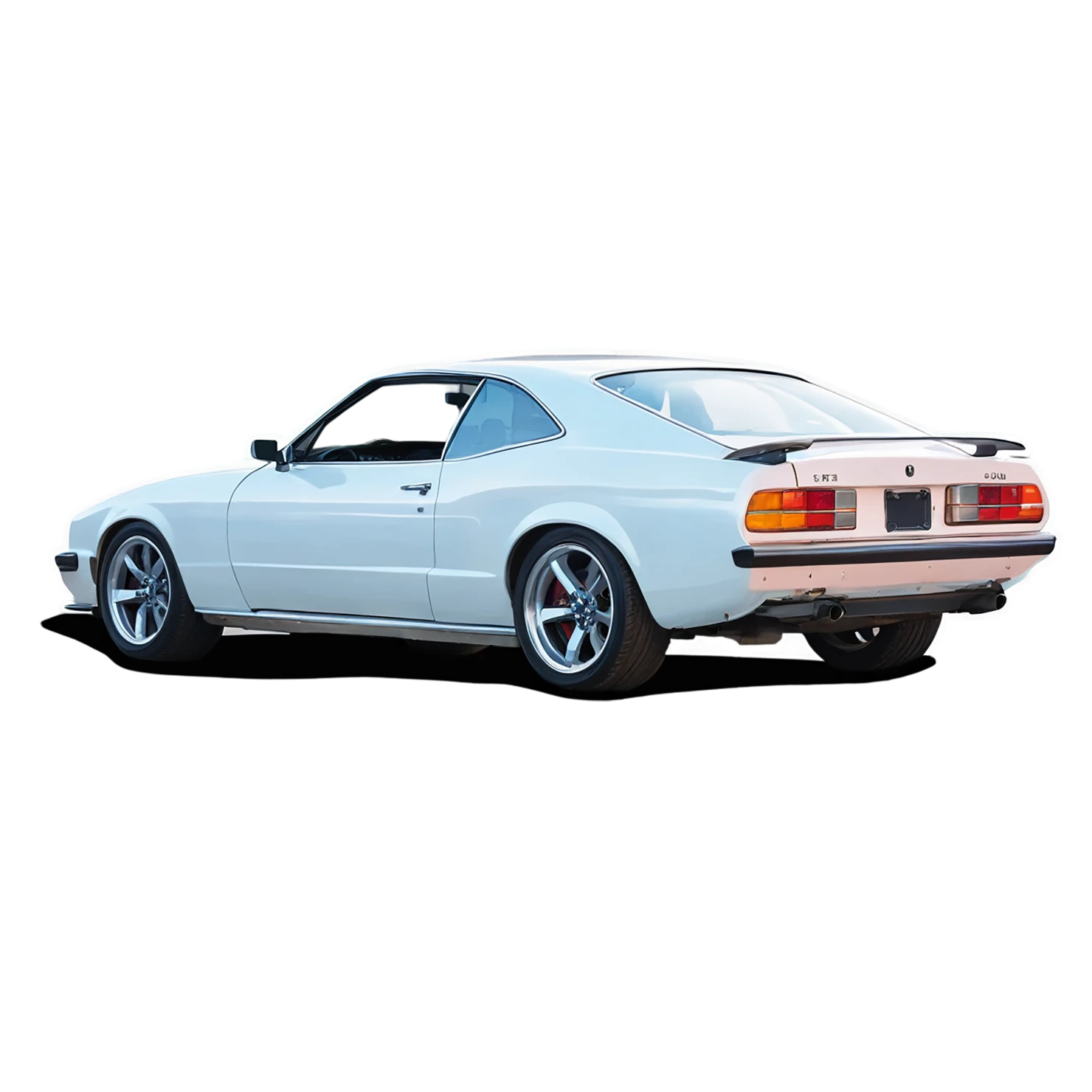 Car watercolor sticker isolated on transparent background #13924