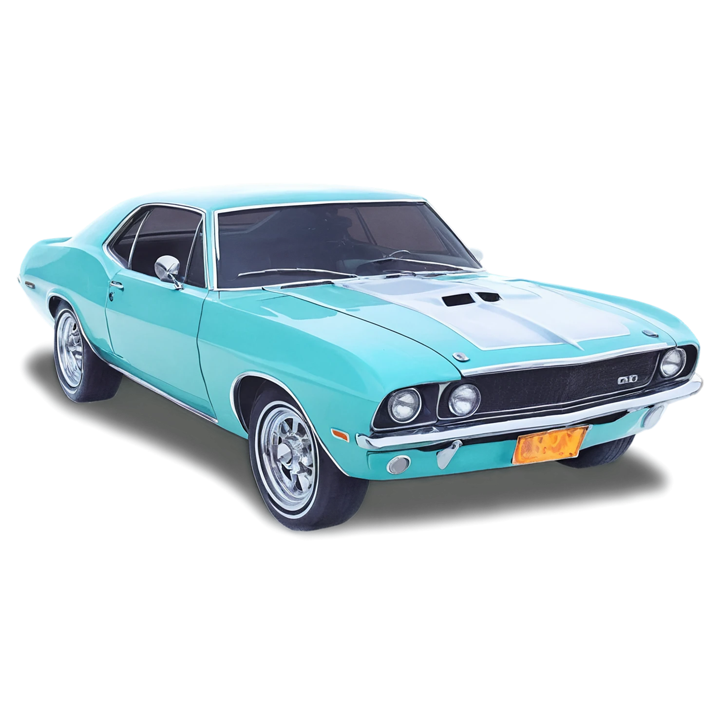 Car watercolor sticker isolated on transparent background #13936