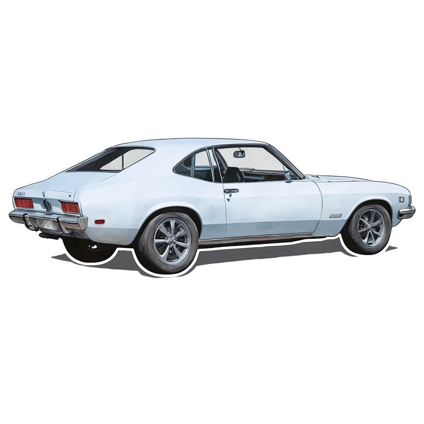 Car watercolor sticker isolated on transparent background #13960
